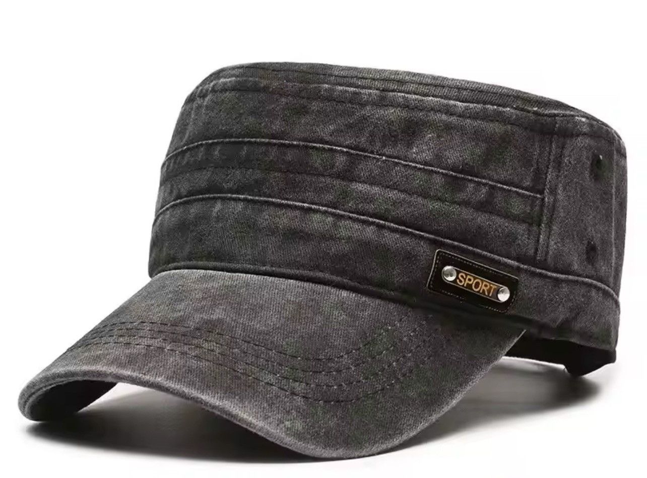Vintage Black Hat Army Size ONE SIZE - 5 Thumbnail