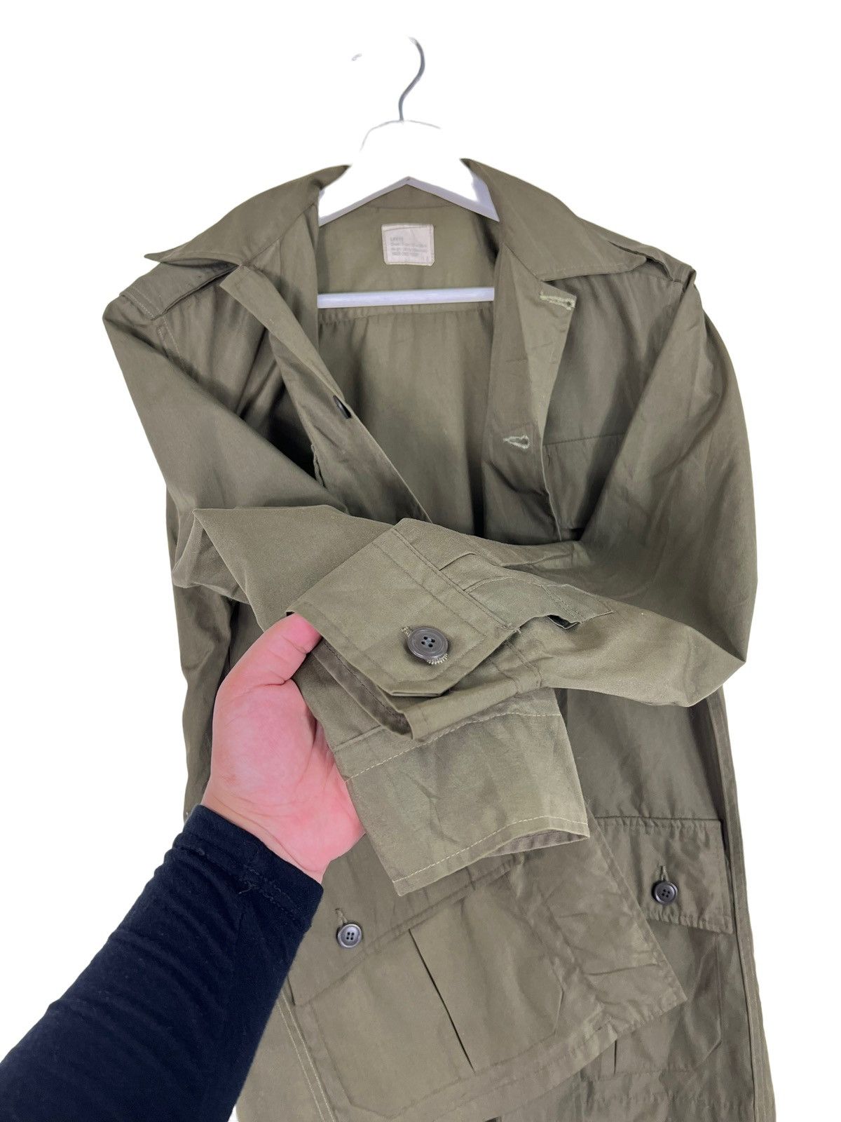 Japanese Brand 🔥 VINTAGE MILITARY SLANK POCKET SHIRT JACKET Size US L / EU 52-54 / 3 - 9 Thumbnail