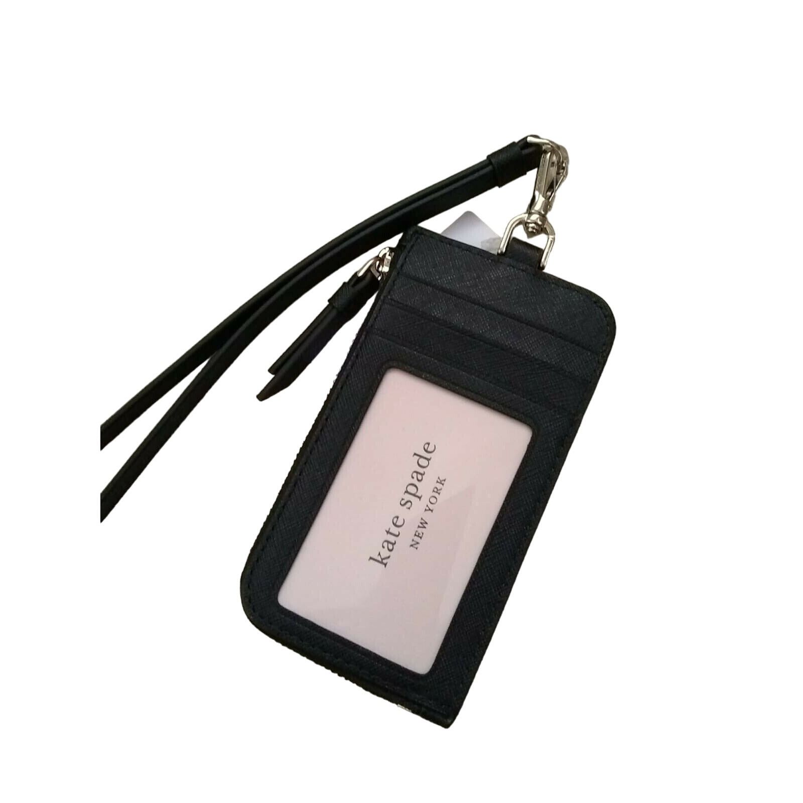 Kate Spade Kate Spade ID Card Case Cameron Lanyard Black Holder Wallet Size ONE SIZE - 9 Thumbnail