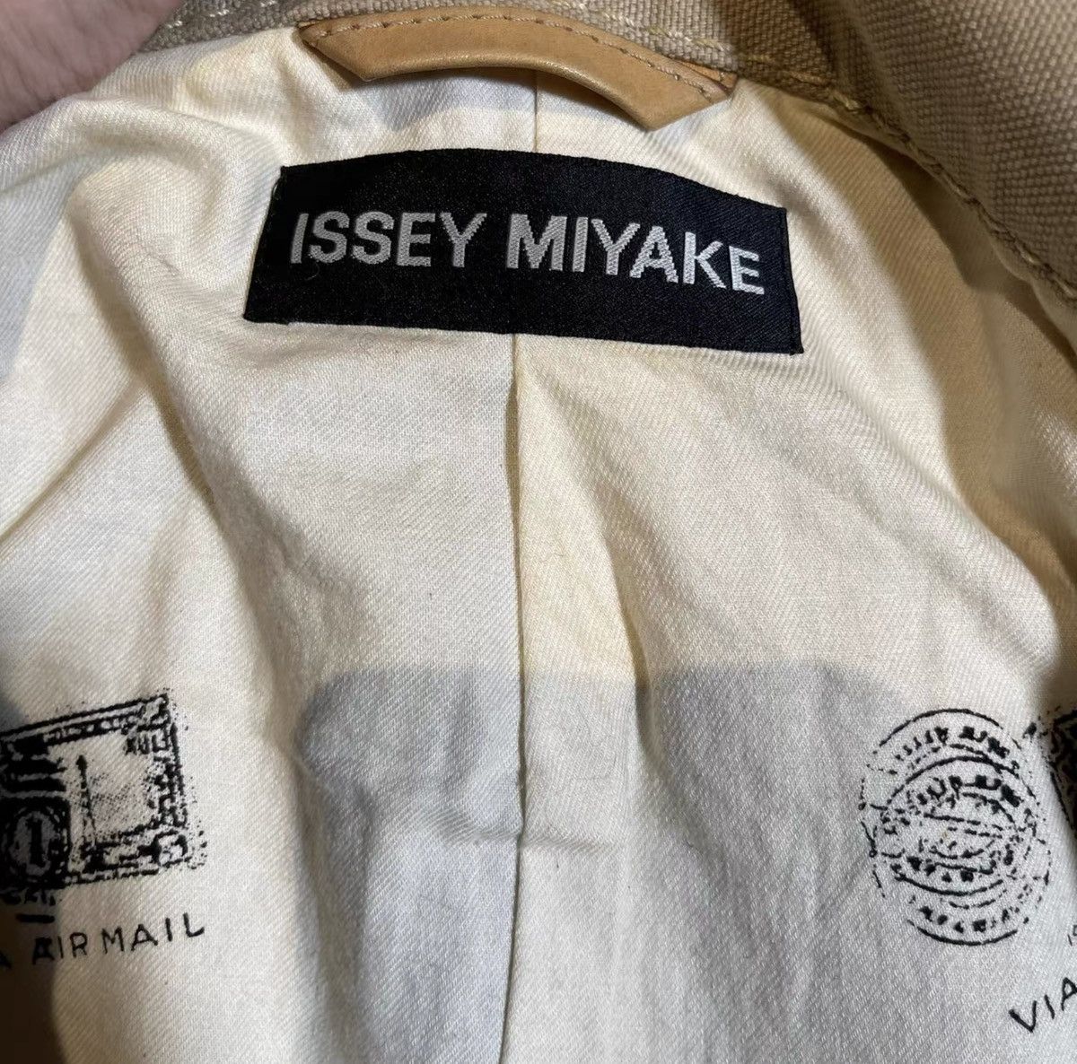 Issey Miyake ISSEY MIYAKE Fall/Winter 2007 Leather Jacket/Coat Size US M / EU 48-50 / 2 - 9 Thumbnail