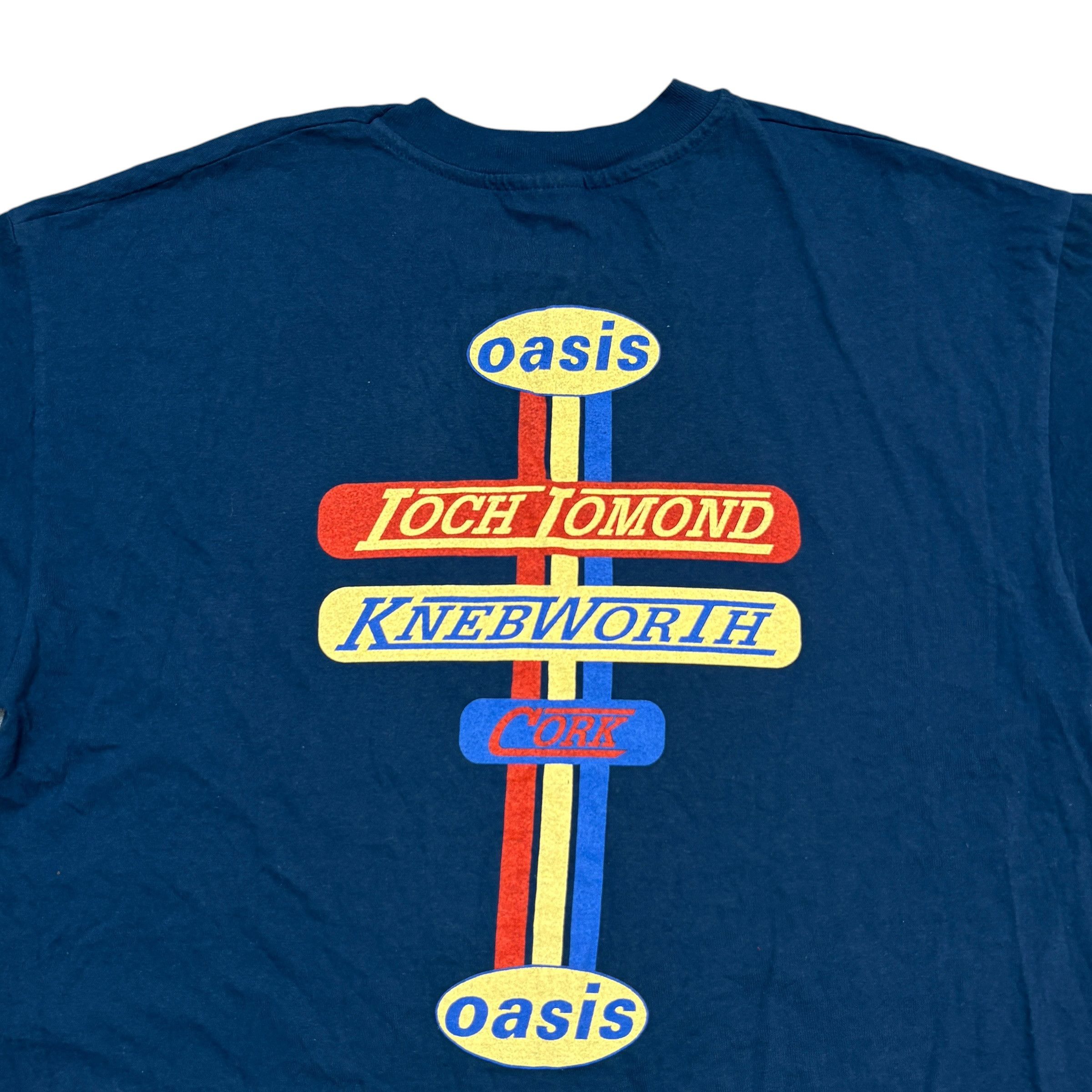 Band Tees Vintage Oasis Shirt 90s Tour Knebworth Britpop Rock Band Tee Size US XL / EU 56 / 4 - 14 Thumbnail