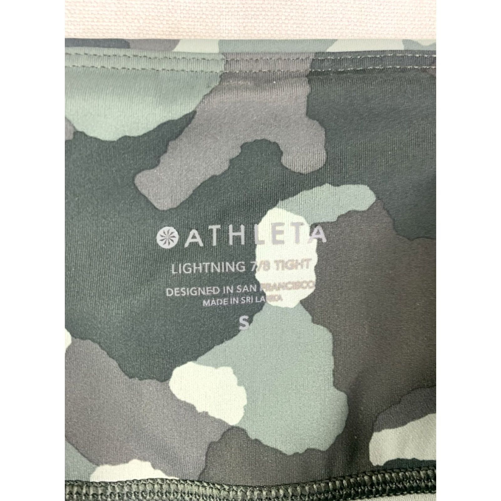 Athleta Athleta Camo Yoga Pants Womens Small Leggings Stretch Gray 26x25 Size 28" / US 6 / IT 42 - 5 Thumbnail