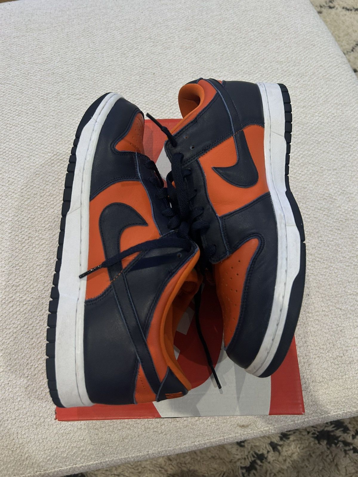 Nike Nike dunk low University Orange Maroon Size US 11.5 / EU 44-45 - 2 Thumbnail