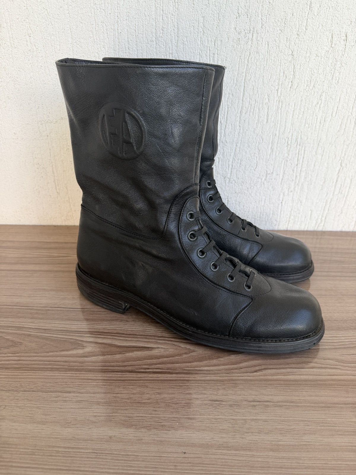 Emporio Armani Aw04-05 EA Avant boots like guid Ccp, ma+ 1923 Size US 13 / EU 46 - 8 Thumbnail