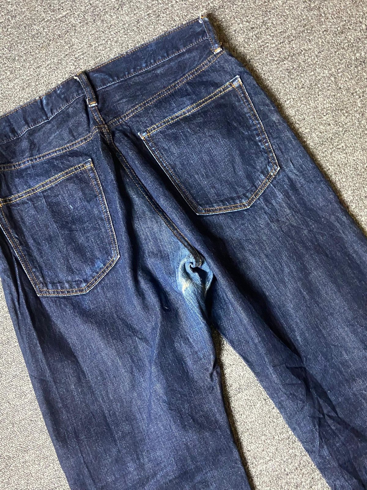 GU × Japanese Brand × Vintage GU Japanese Brand Straight Cut Denim Jeans (128) Size US 32 / EU 48 - 6 Thumbnail