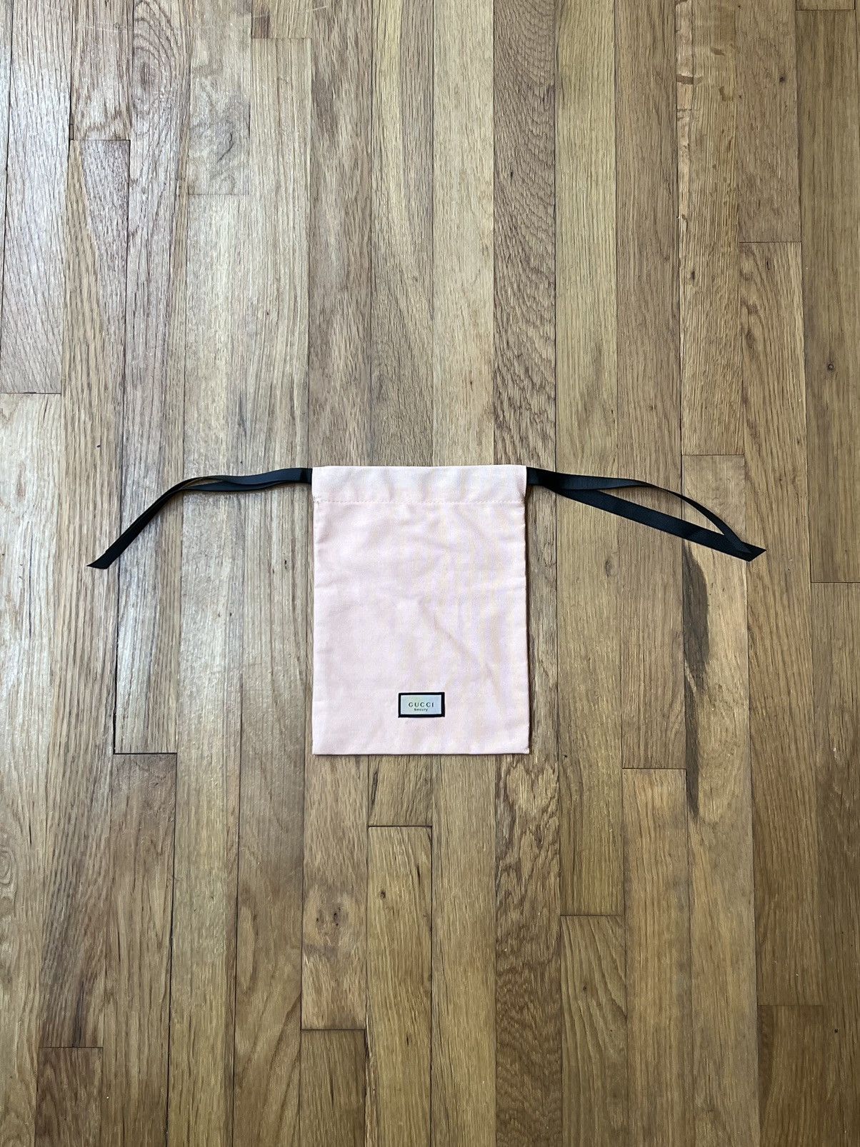 Gucci Gucci Beauty Peach Cosmetic Makeup Drawstring Bag Floral Size ONE SIZE - 5 Thumbnail