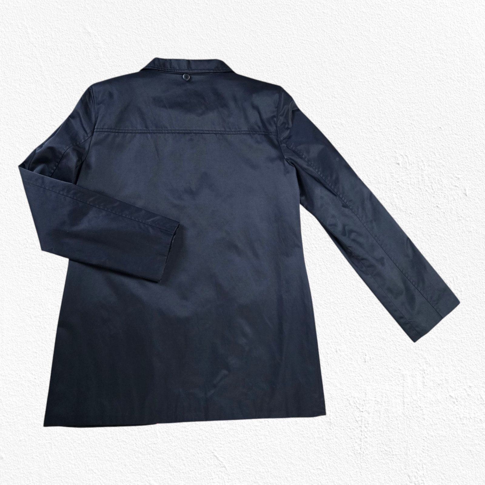 Calvin Klein Calvin Klein Black Minimal Rain Jacket Size Small Size S / US 4 / IT 40 - 10 Thumbnail