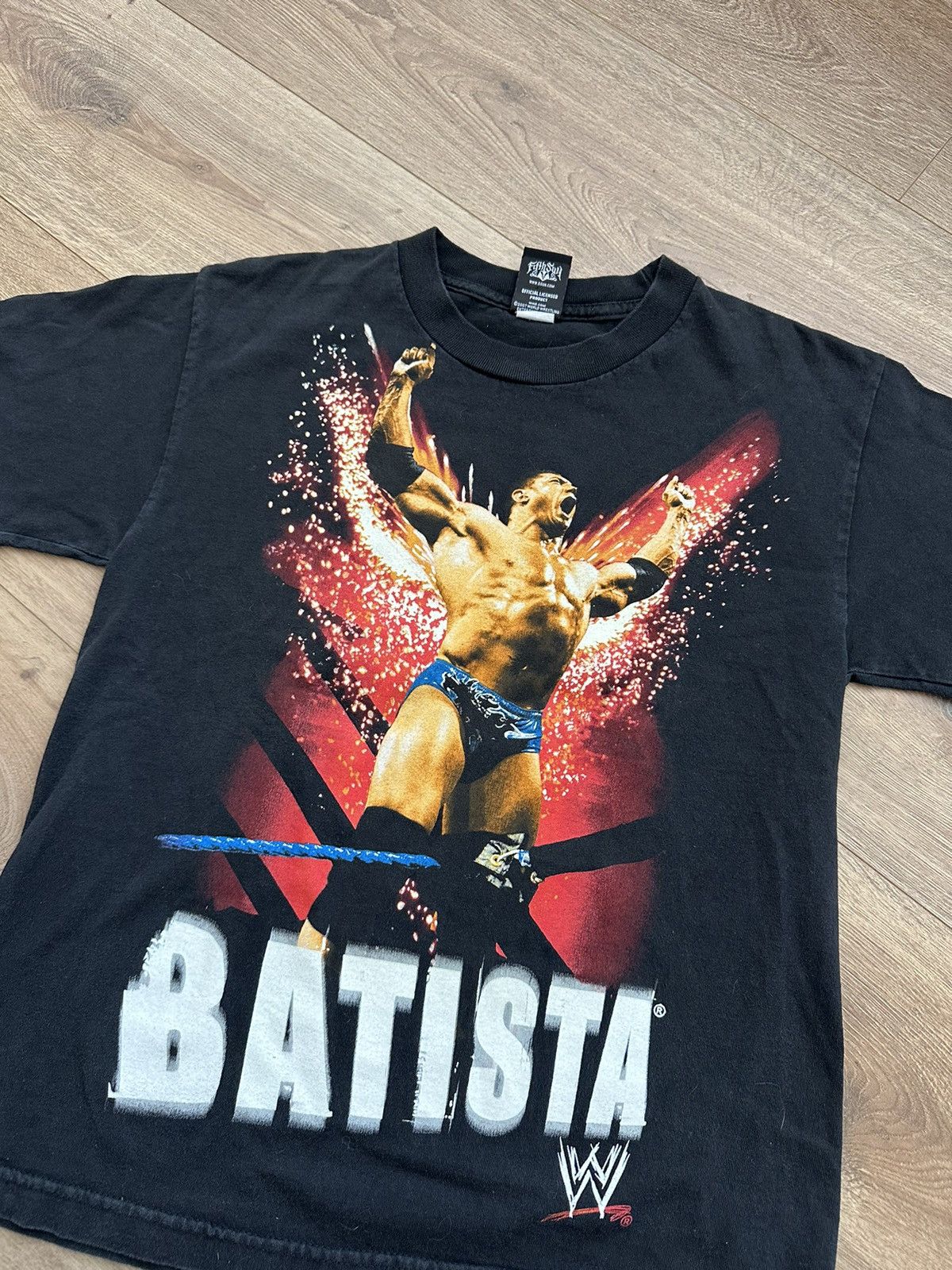WWE 🔥VINTAGE WWE BATISTA “THE ANIMAL” T-SHIRT🔥 Size US S / EU 44-46 / 1 - 2 Thumbnail