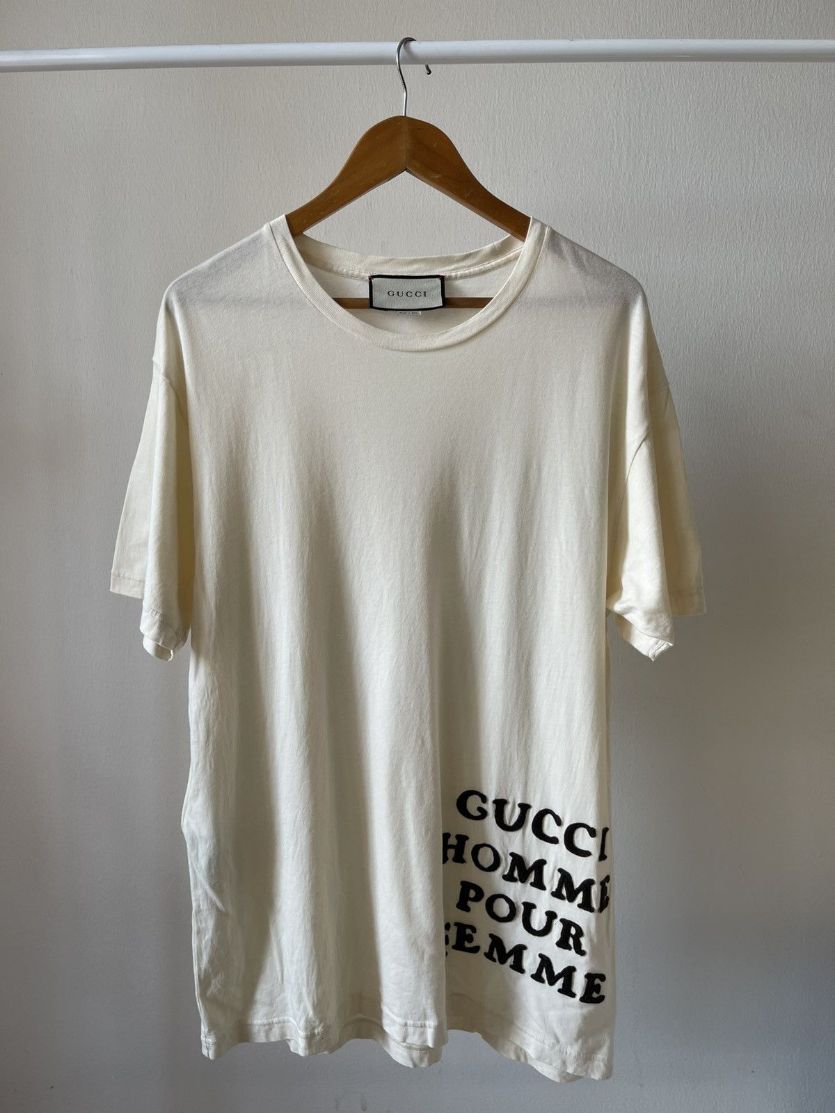 Gucci Gucci Homme Pour Femme Tee Size US M / EU 48-50 / 2 - 2 Thumbnail