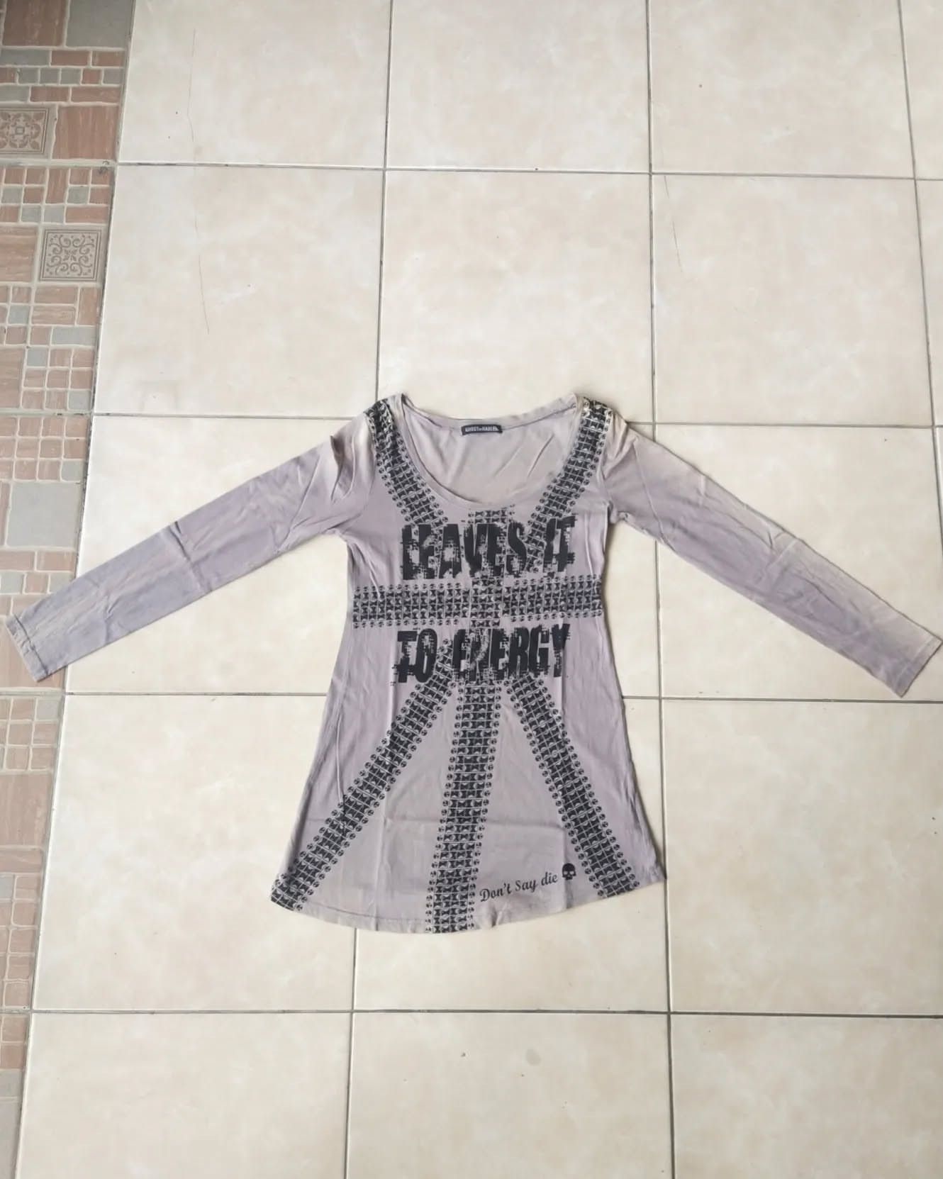 If Six Was Nine Ghost of Harlem Art Japan Stained Woman Longsleeve Size L / US 10 / IT 46 - 2 Thumbnail