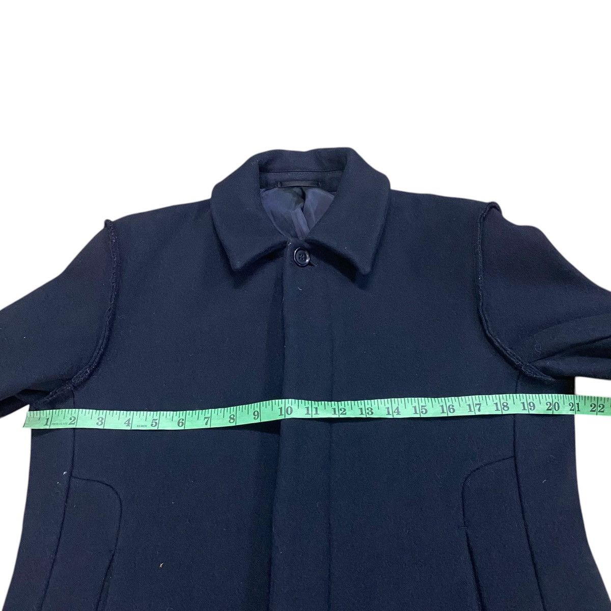 ABAHOUSE Vintage Abahouse Wool Button Jacket M Size Navyblue Colour Size US M / EU 48-50 / 2 - 14 Thumbnail