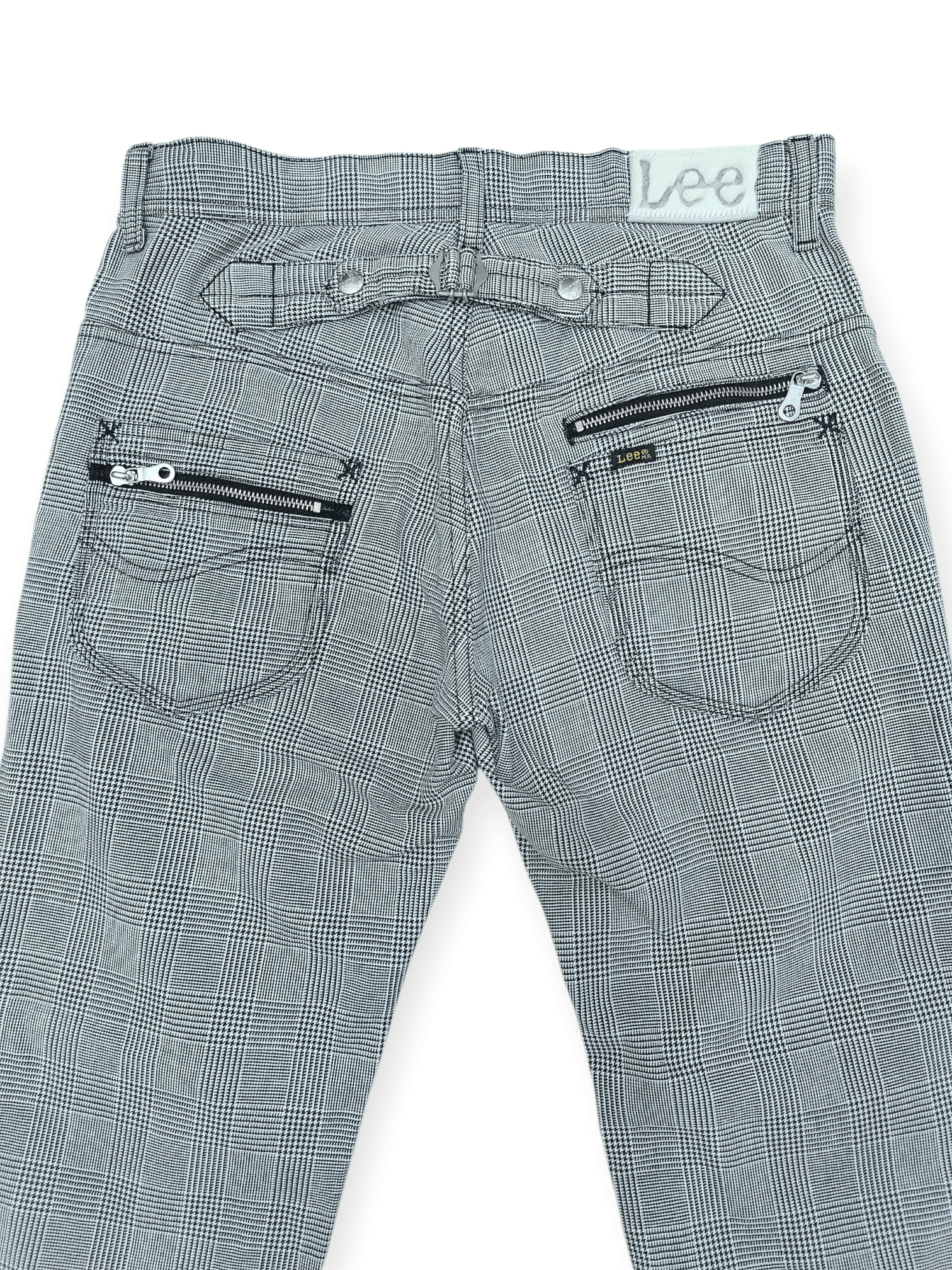 Lee Lee Cowboy Multi Zipped Nova Check Denim Size US 30 / EU 46 - 11 Thumbnail