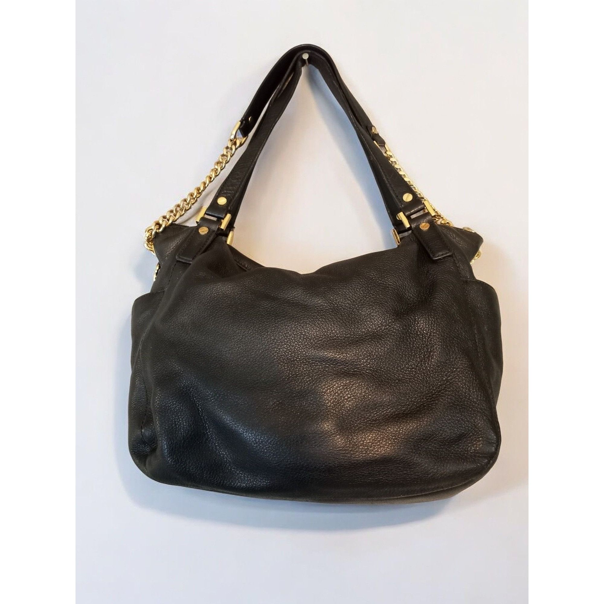 Michael Kors MICHAEL Michael Kors Leather Chandler Grained Leather Shou Size ONE SIZE - 2 Thumbnail