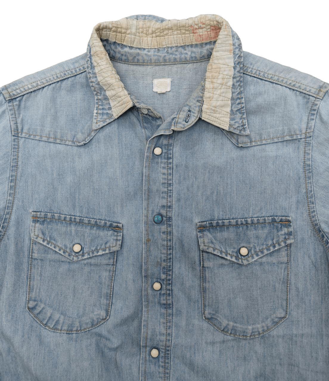 Japanese Brand Japanese Go Hemp Denim Shirt Size US M / EU 48-50 / 2 - 3 Thumbnail