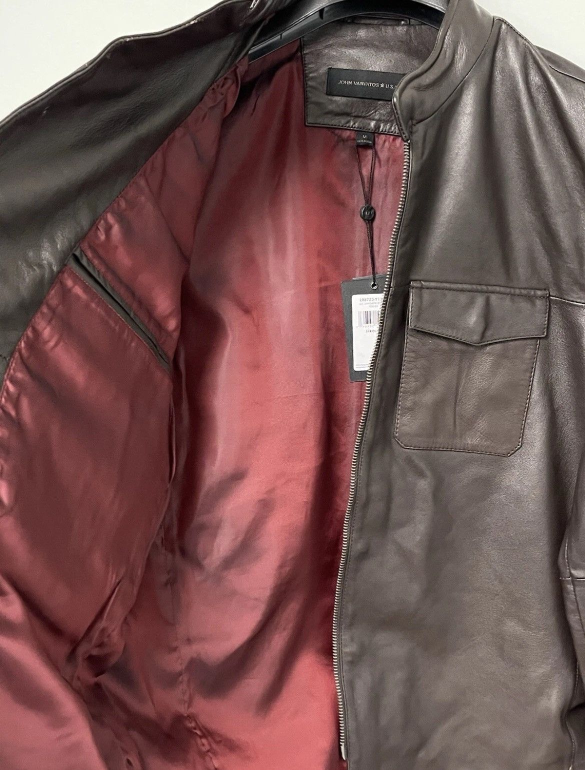 John Varvatos Leather Jacket Size medium Size US M / EU 48-50 / 2 - 10 Thumbnail