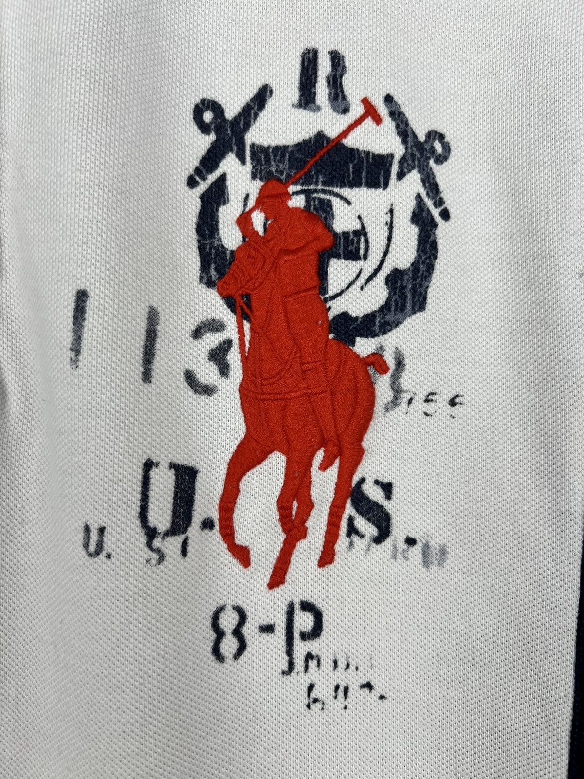 Polo Ralph Lauren × Vintage Rare Polo Ralph Lauren Big Logo Talon Zip Shirt Size US L / EU 52-54 / 3 - 3 Thumbnail
