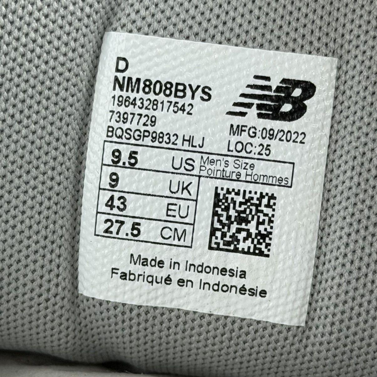 New Balance New Balance Numeric 808 White Black Turquoise NM808BYS OG Size US 9.5 / EU 42-43 - 8 Thumbnail