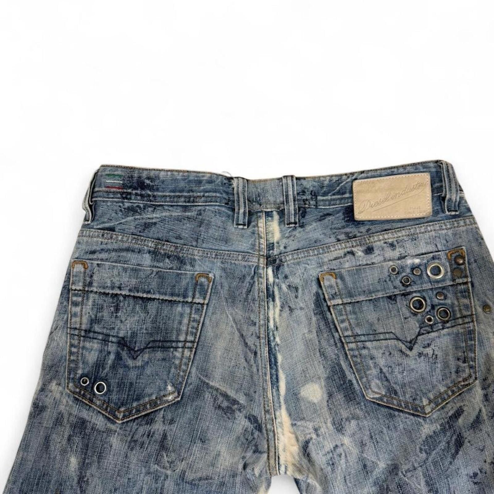 Diesel Diesel Viker vintage style stud detailing denim jeans Size 32" / US 10 / IT 46 - 2 Thumbnail