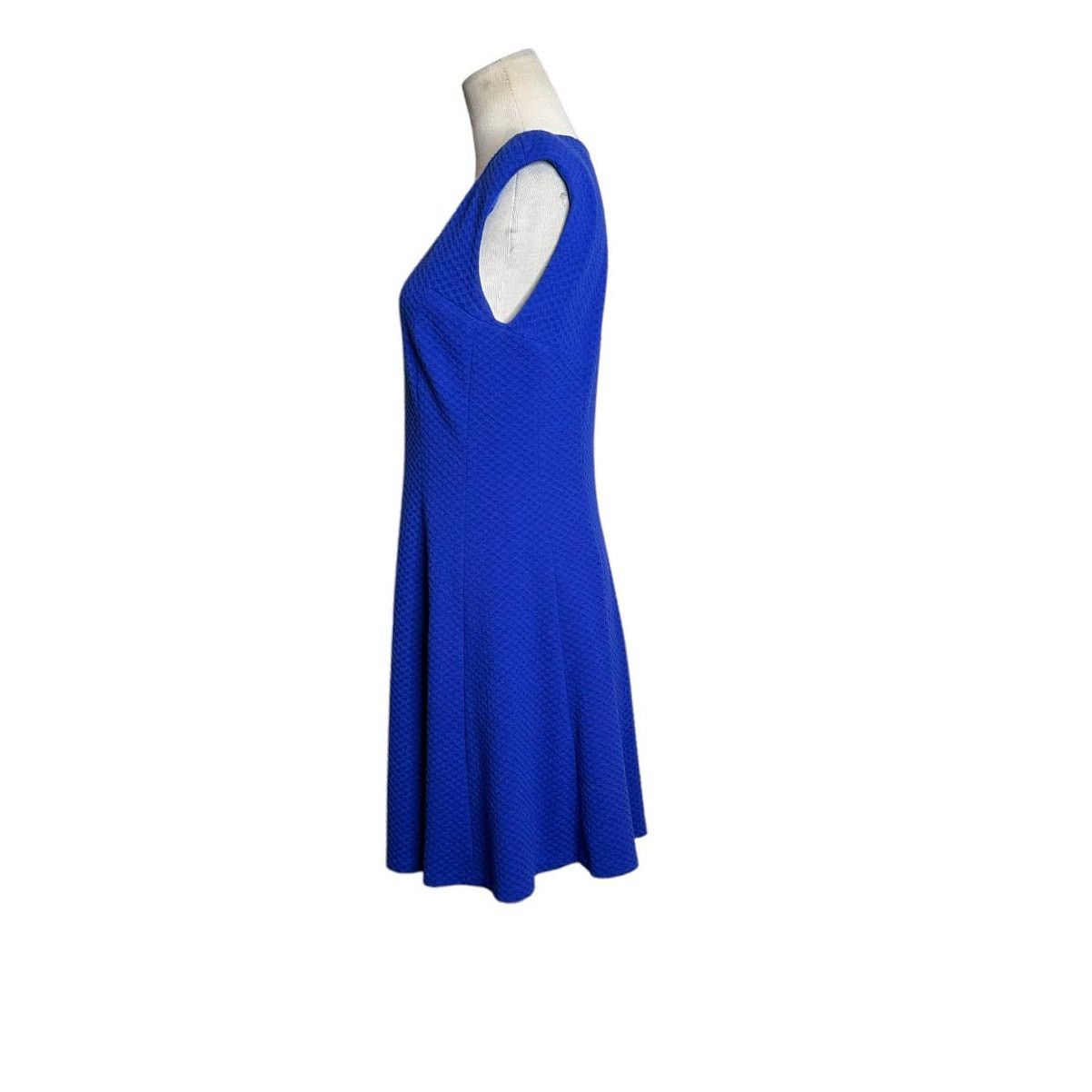 Rebecca Taylor Rebecca Taylor blue cap sleeves A line dress size 6 Size M / US 6-8 / IT 42-44 - 9 Thumbnail