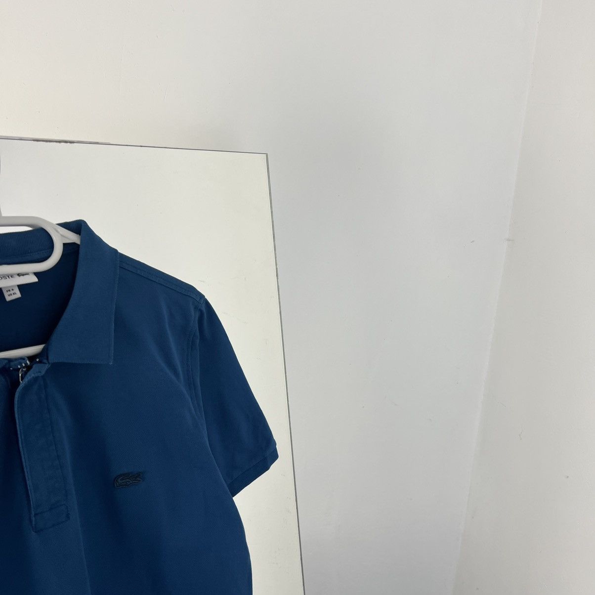 Lacoste Vintage Lacoste Mini Logo Zip Up Polo T-Shirt Old Money Size US XL / EU 56 / 4 - 2 Thumbnail