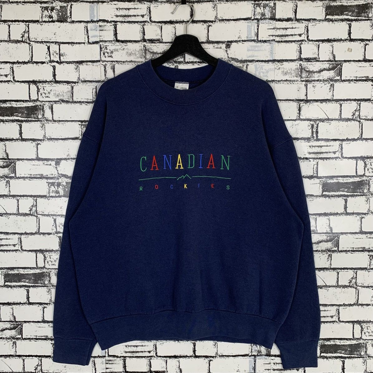 Vtg 90s Canadian Rockies Sweatshirt