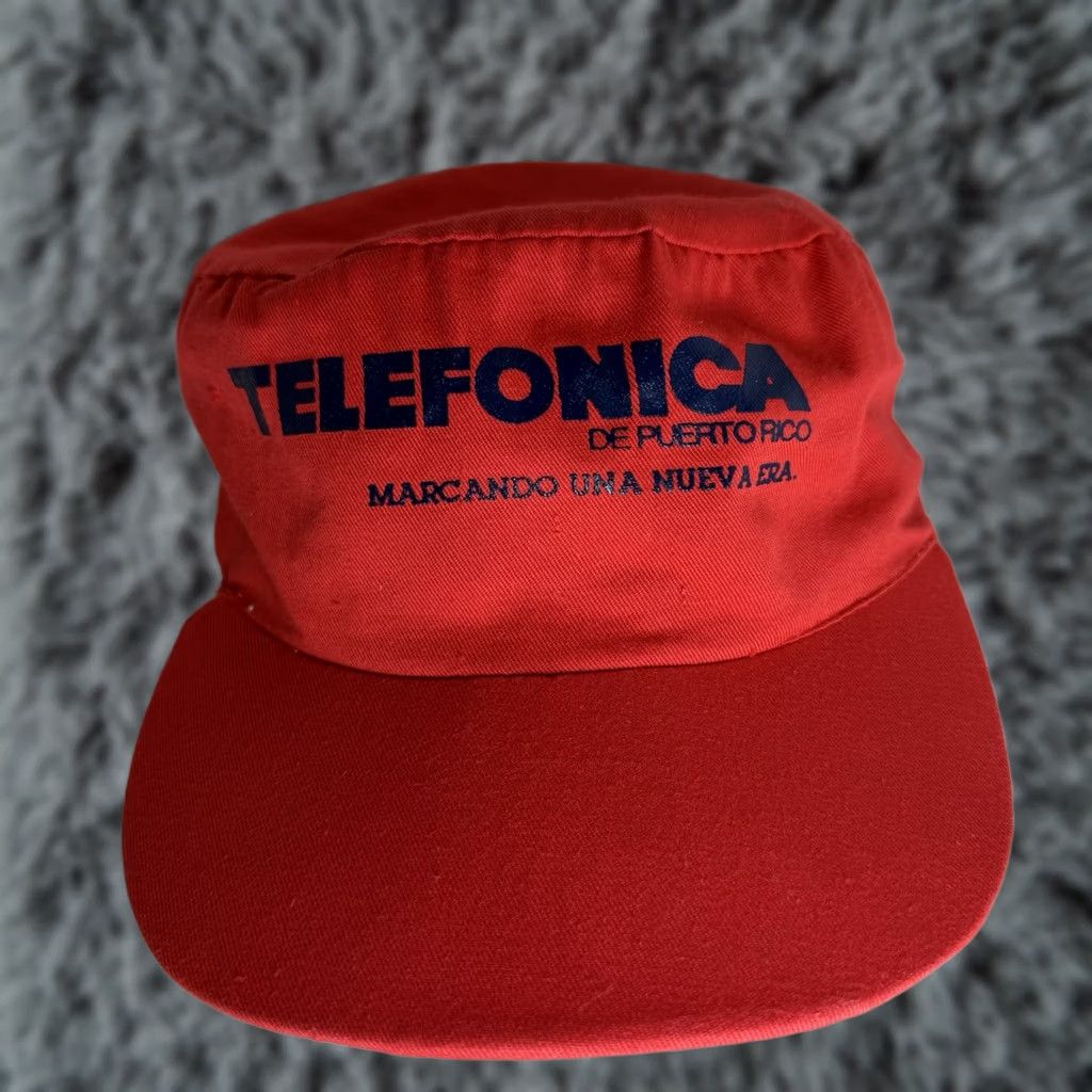 Replay Vintage Puerto Rico Telefonica Fitted Flex Cap Hat Marcando Una Nueva Era Size ONE SIZE - 1 Thumbnail