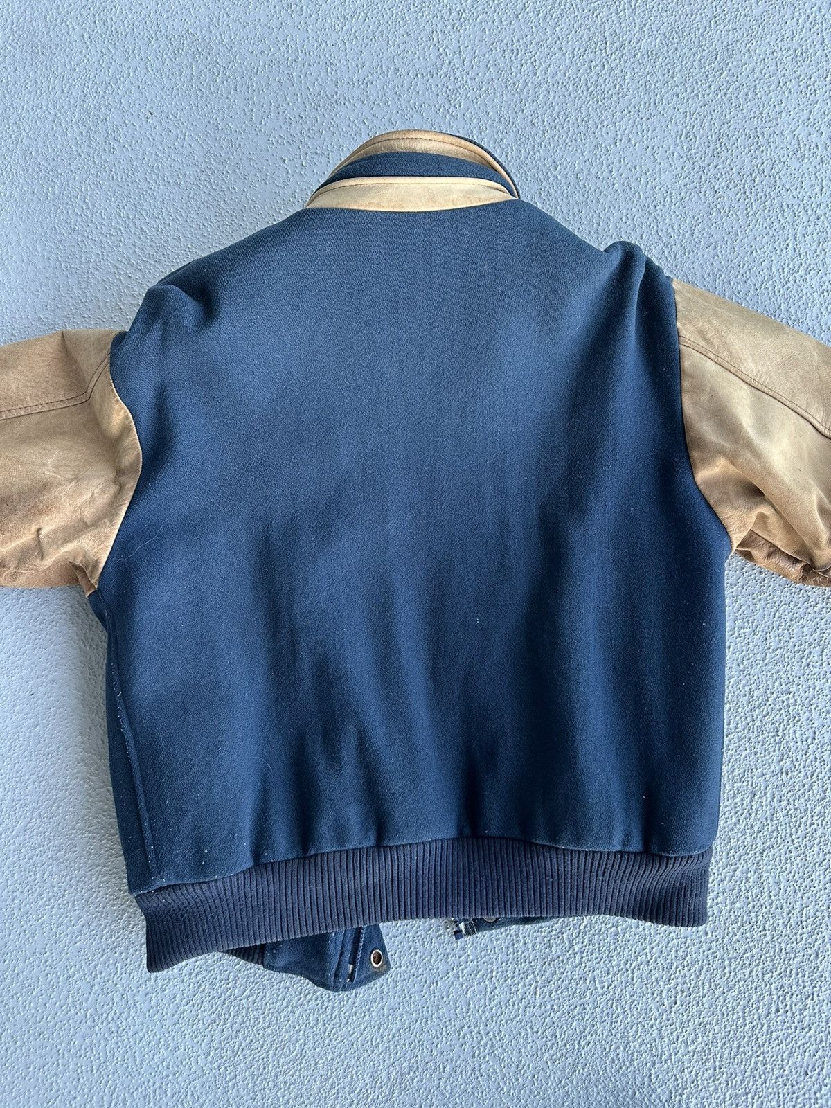 Other CANADA SPORTWEAR BLUE AND BROWN BASEBALL JACKET Size US M / EU 48-50 / 2 - 7 Thumbnail