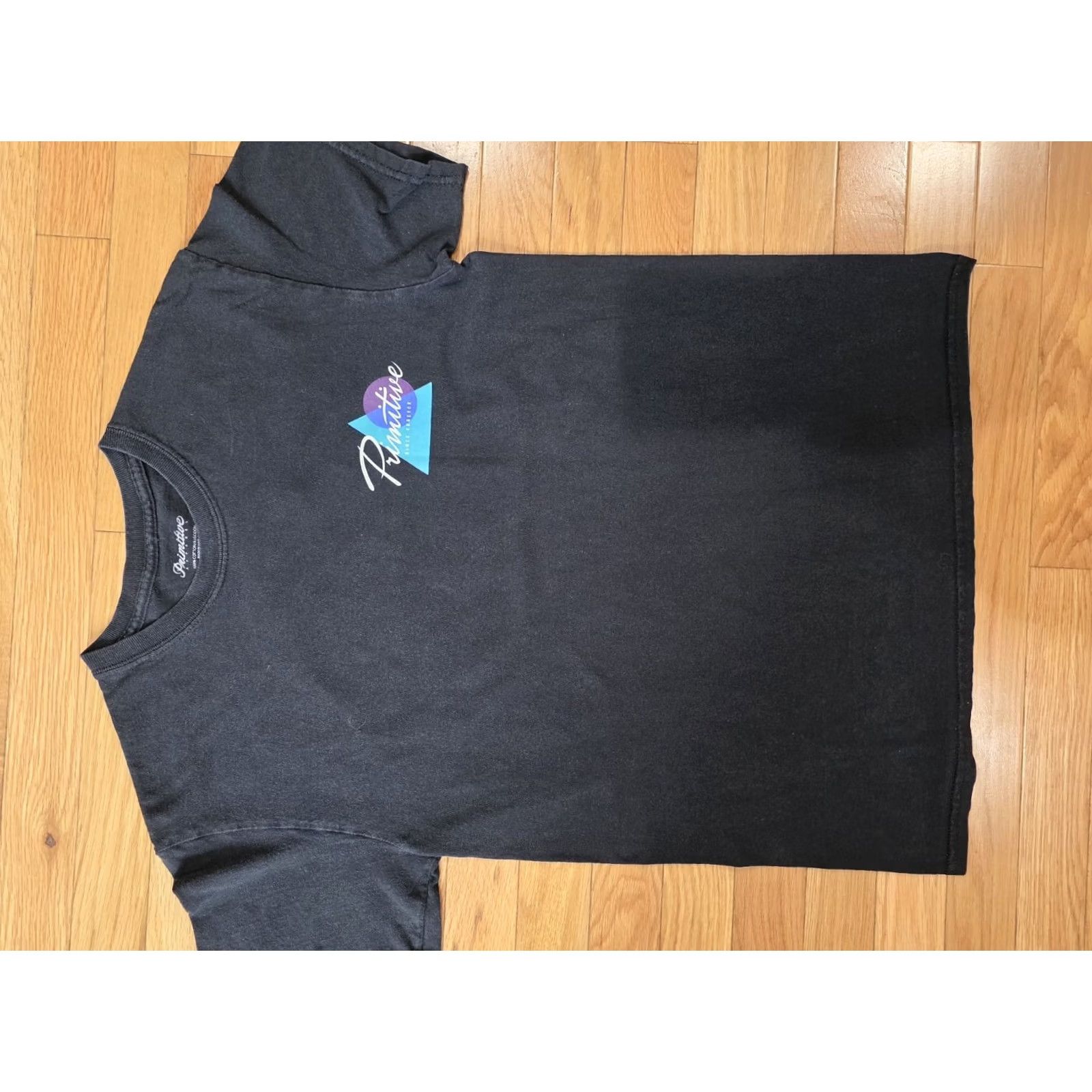 Primitive PRIMITIVE Apparel T Shirt Men Medium Black Blue Floral Skate Board Graphic Tee Size US M / EU 48-50 / 2 - 3 Thumbnail