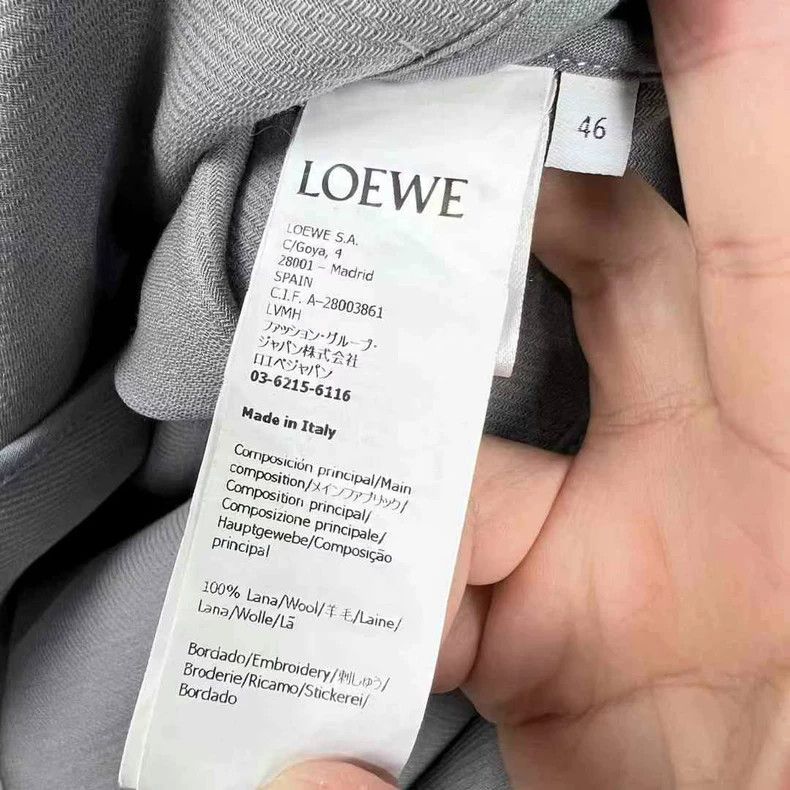 Loewe LOEWE Cobalt blue wool embroidered letter jacket Size M / US 6-8 / IT 42-44 - 5 Thumbnail