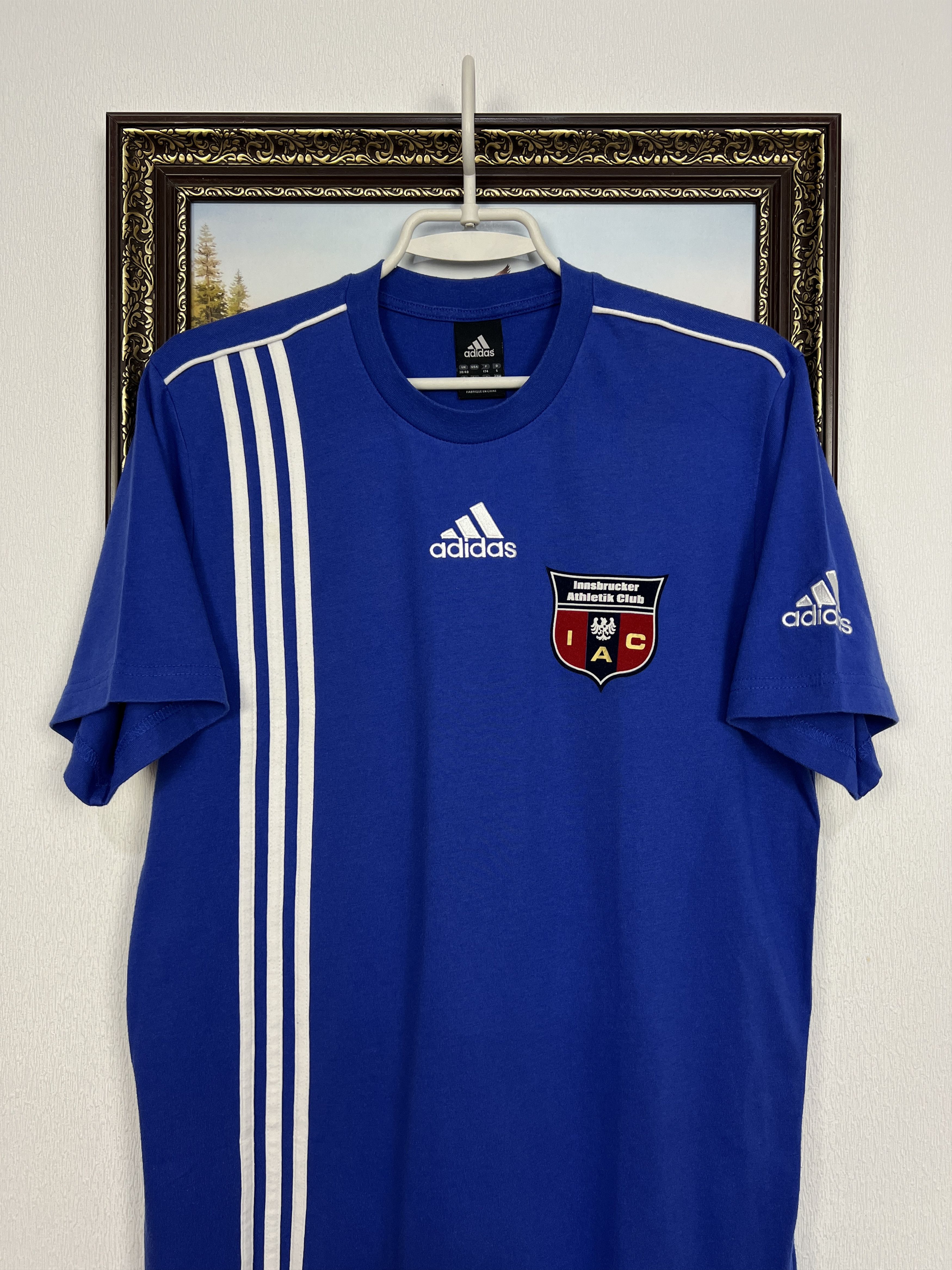 Adidas Vintage Adidas Innsbrucker Football Shirt Blue Soccer Size US M / EU 48-50 / 2 - 2 Thumbnail