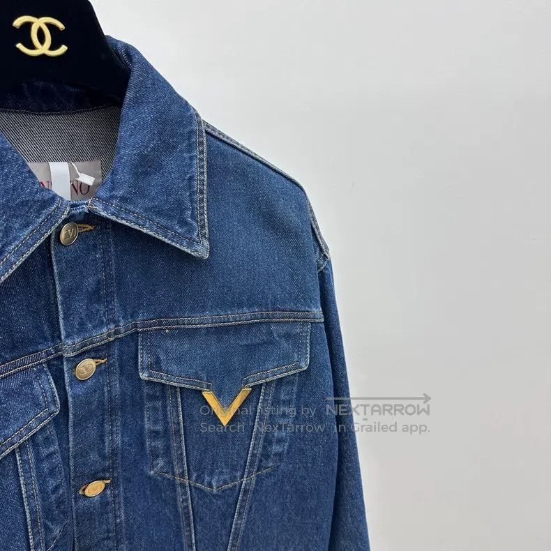Valentino Valentino Blue denim jacket Size XS / US 0-2 / IT 36-38 - 5 Thumbnail