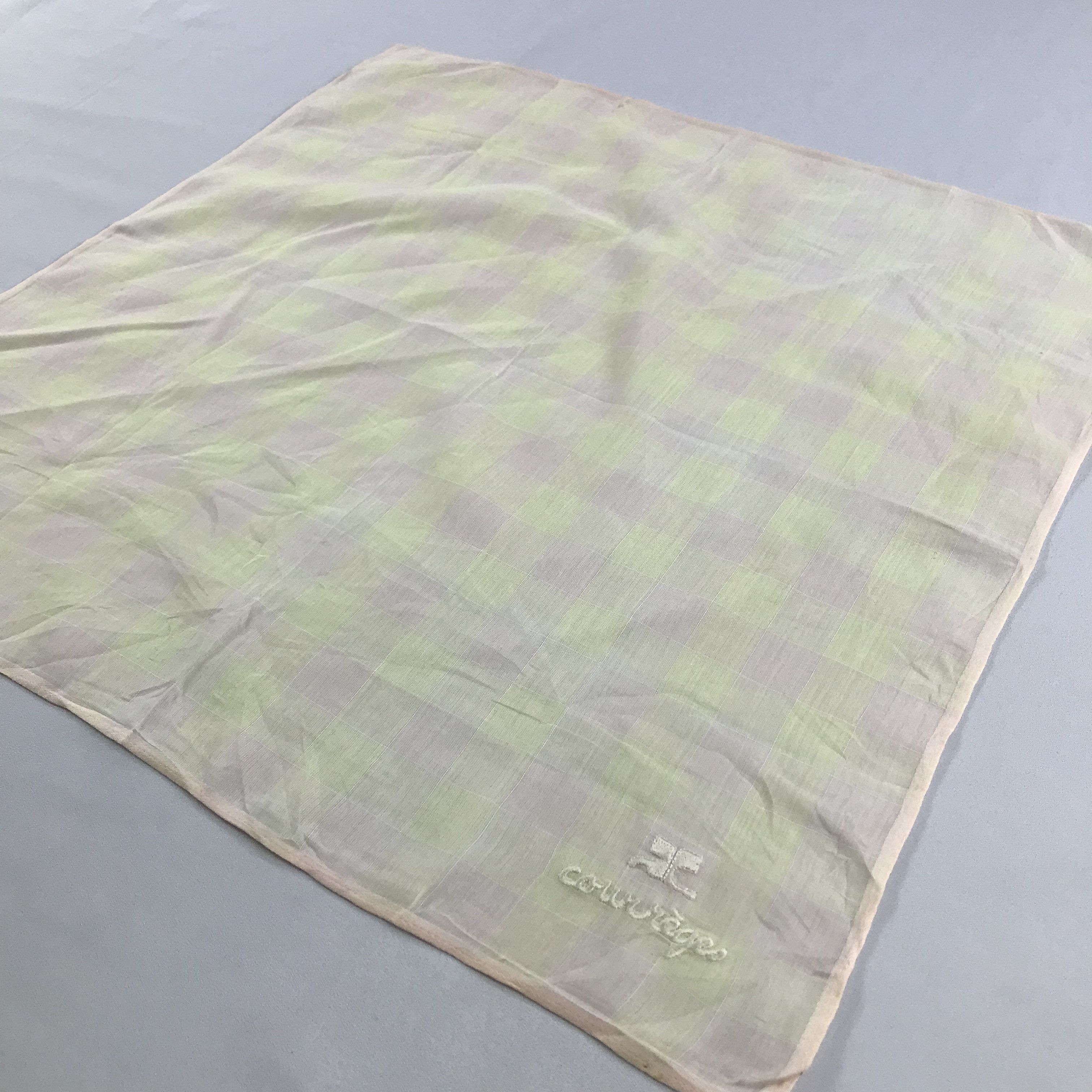 Courreges × Vintage Courreges Bandana / Handkerchief / Neckerchief - S2743A Size ONE SIZE - 2 Thumbnail