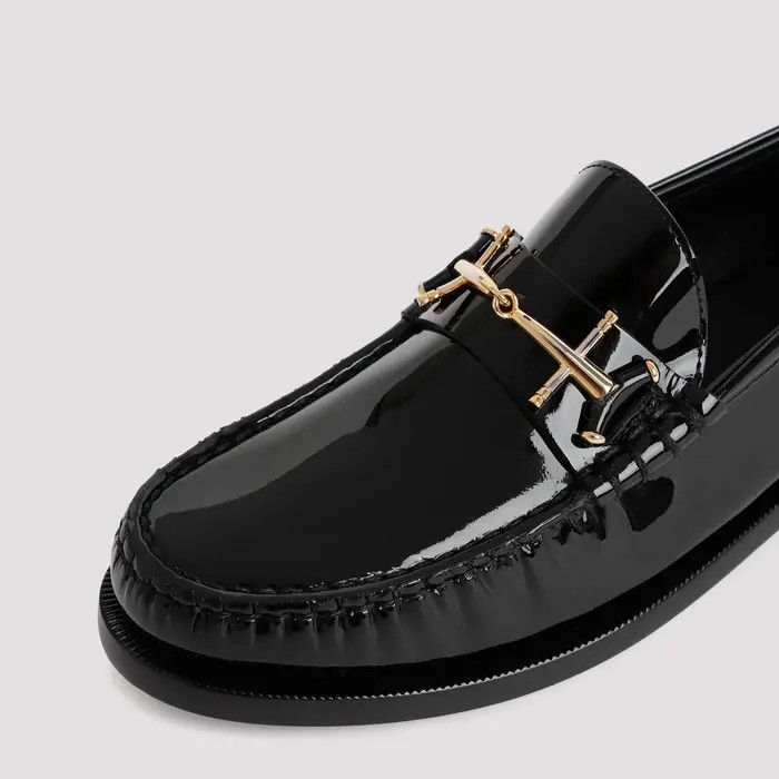 Saint Laurent Paris o1bcso1str0225 Le Loafer Penny Slippers in Black Size US 12 / EU 45 - 4 Thumbnail