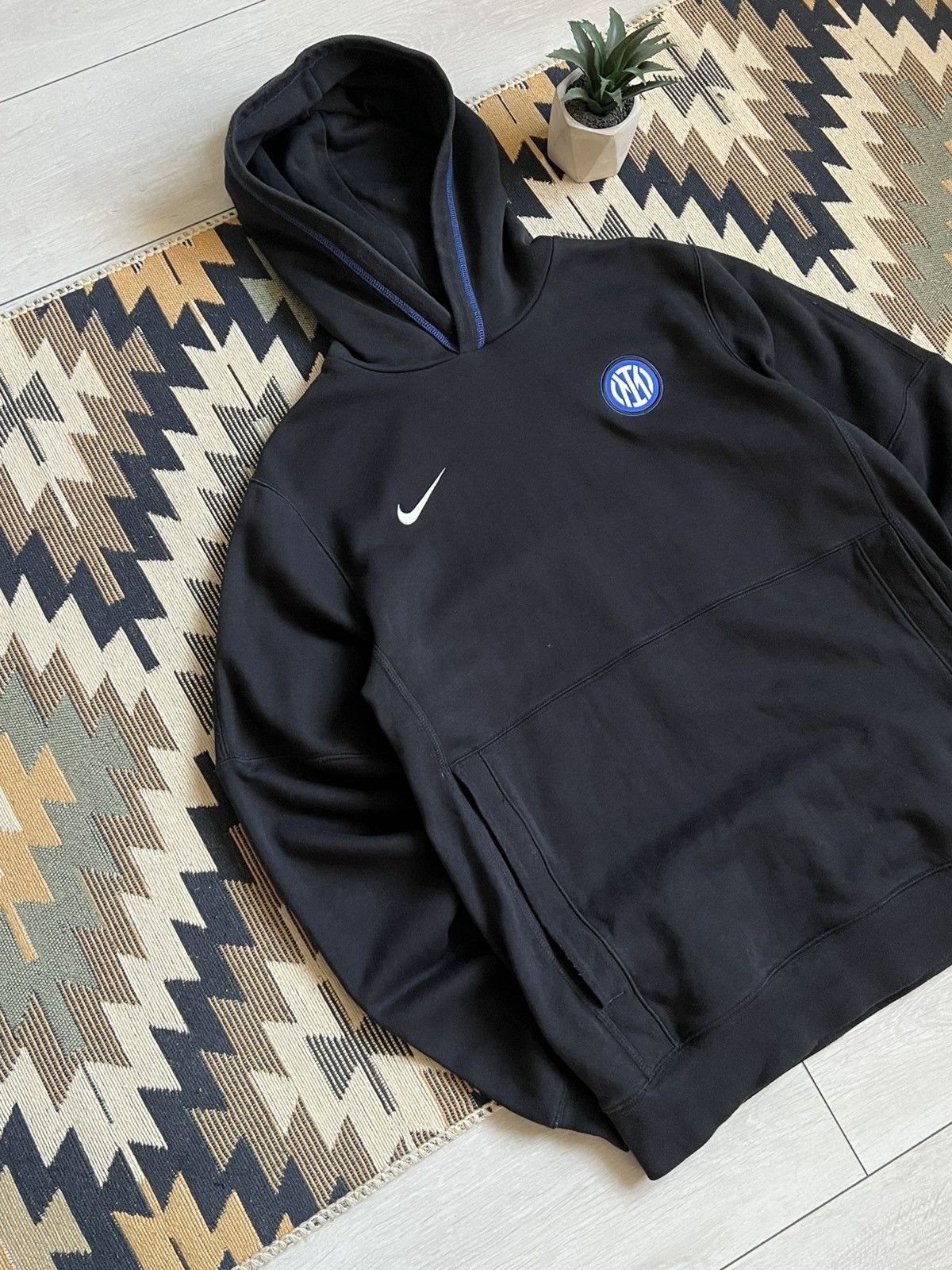 Nike Nike Inter Milan Soccer Hoodie Size US M / EU 48-50 / 2 - 2 Thumbnail