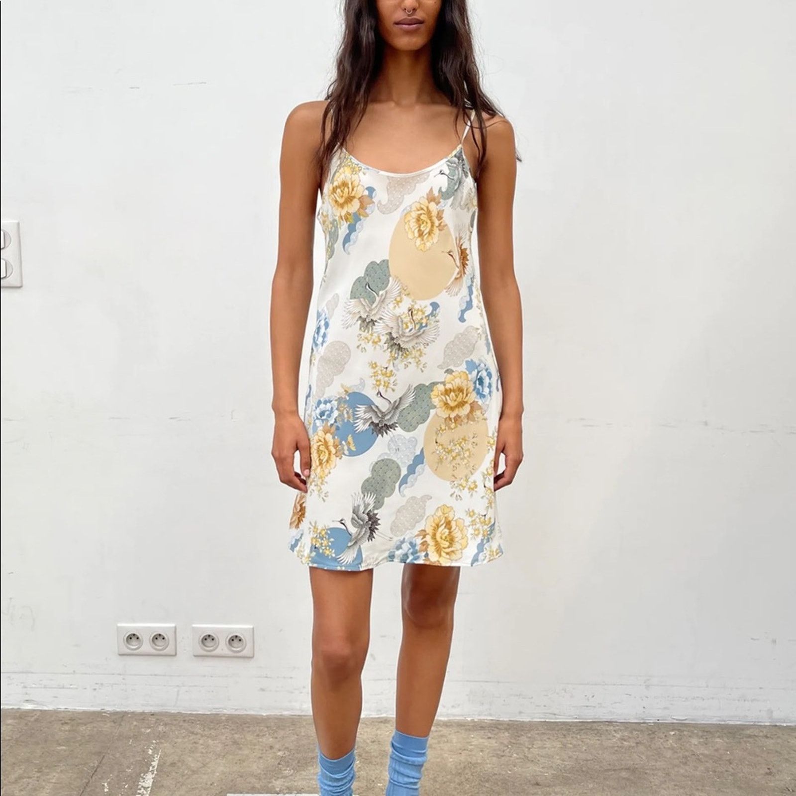 Zara Zara printed dress lingerie Size M / US 6-8 / IT 42-44 - 2 Thumbnail
