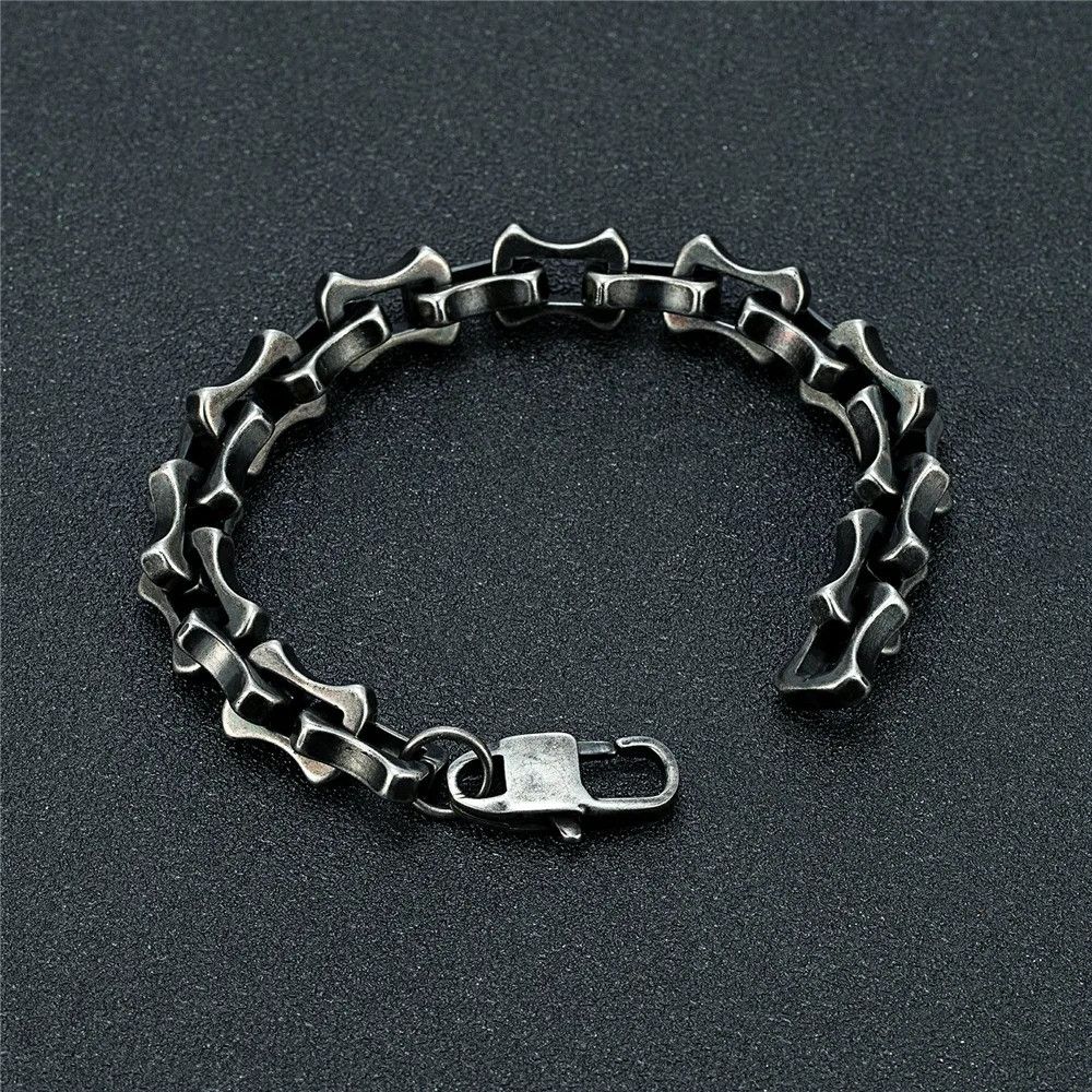Other Keel Chain Link Bracelet Stainless Steel Punk Gift For Him Size ONE SIZE - 4 Thumbnail