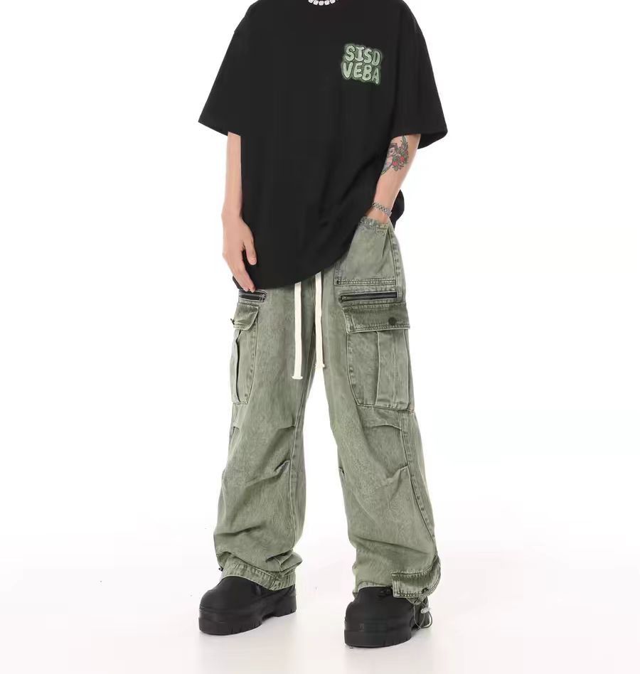 Japanese Brand × Vintage Vintage Washed Large Pocket Workwear Casual Pants Size US 30 / EU 46 - 3 Thumbnail