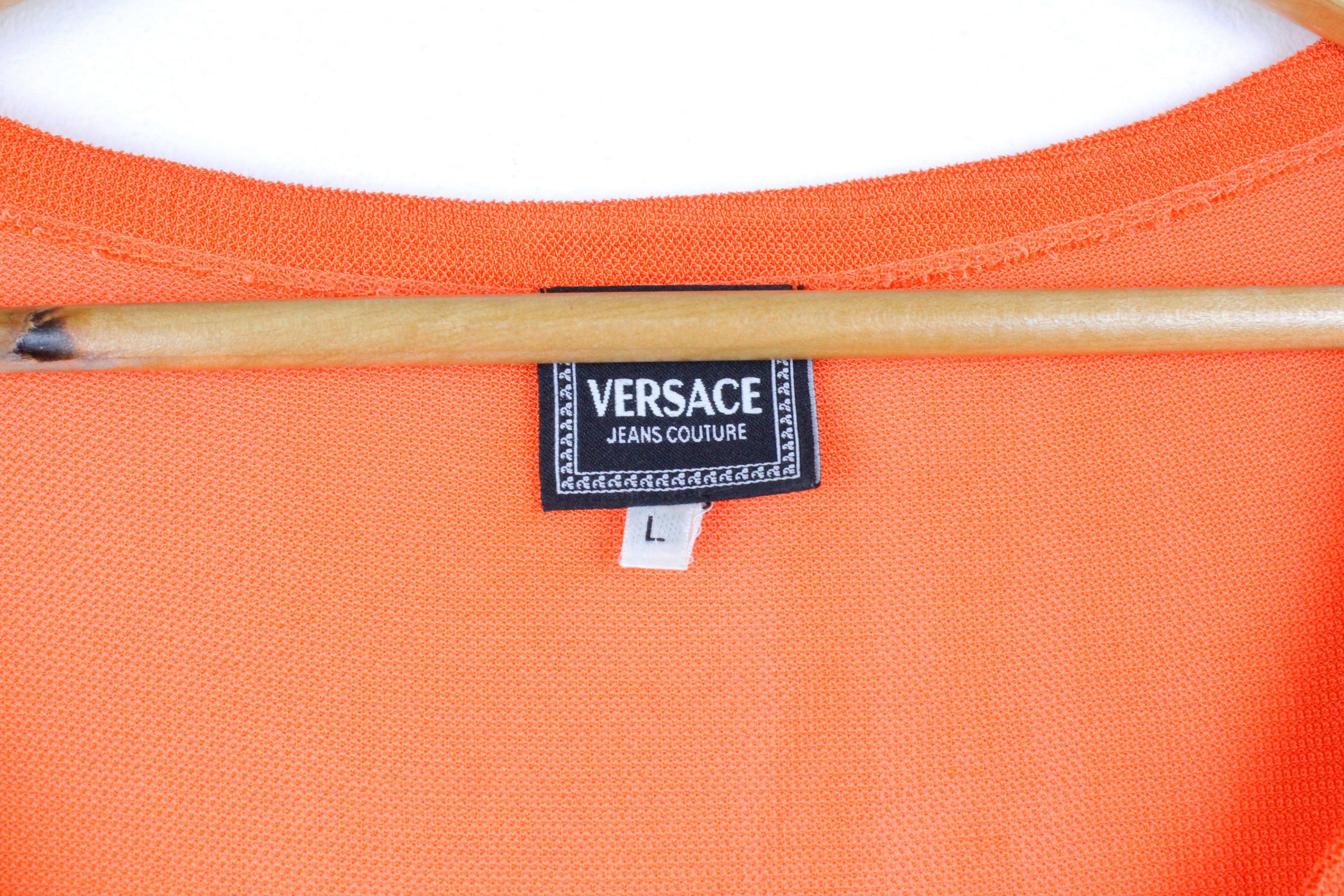 Versace × Versace Jeans Couture × Vintage Womens Vintage Versace Jeans Couture Medusa Logo Top T-shirt Size L / US 10 / IT 46 - 3 Thumbnail