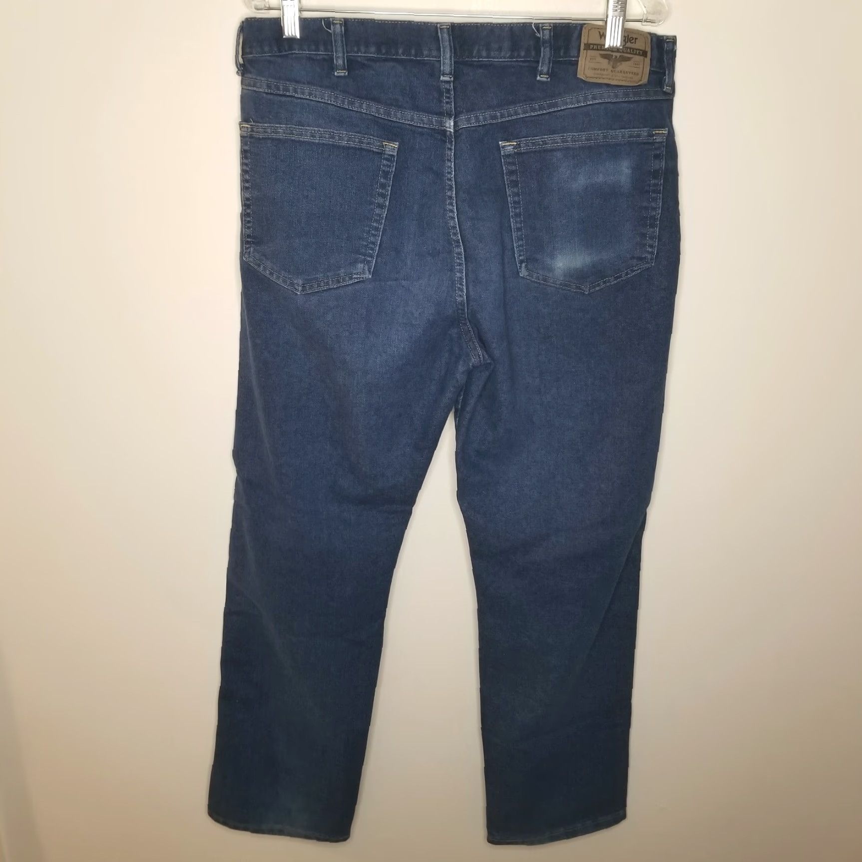 Wrangler Wrangler Jeans Men 36x32 Blue Regular Fit Mens Size US 36 / EU 52 - 4 Thumbnail