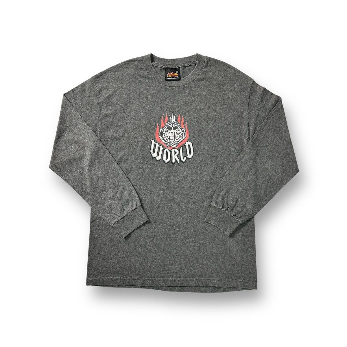 Hook-Ups × Vintage × World Industries Vintage World Industries skateboards Long Sleeve Size US L / EU 52-54 / 3 - 1 Thumbnail