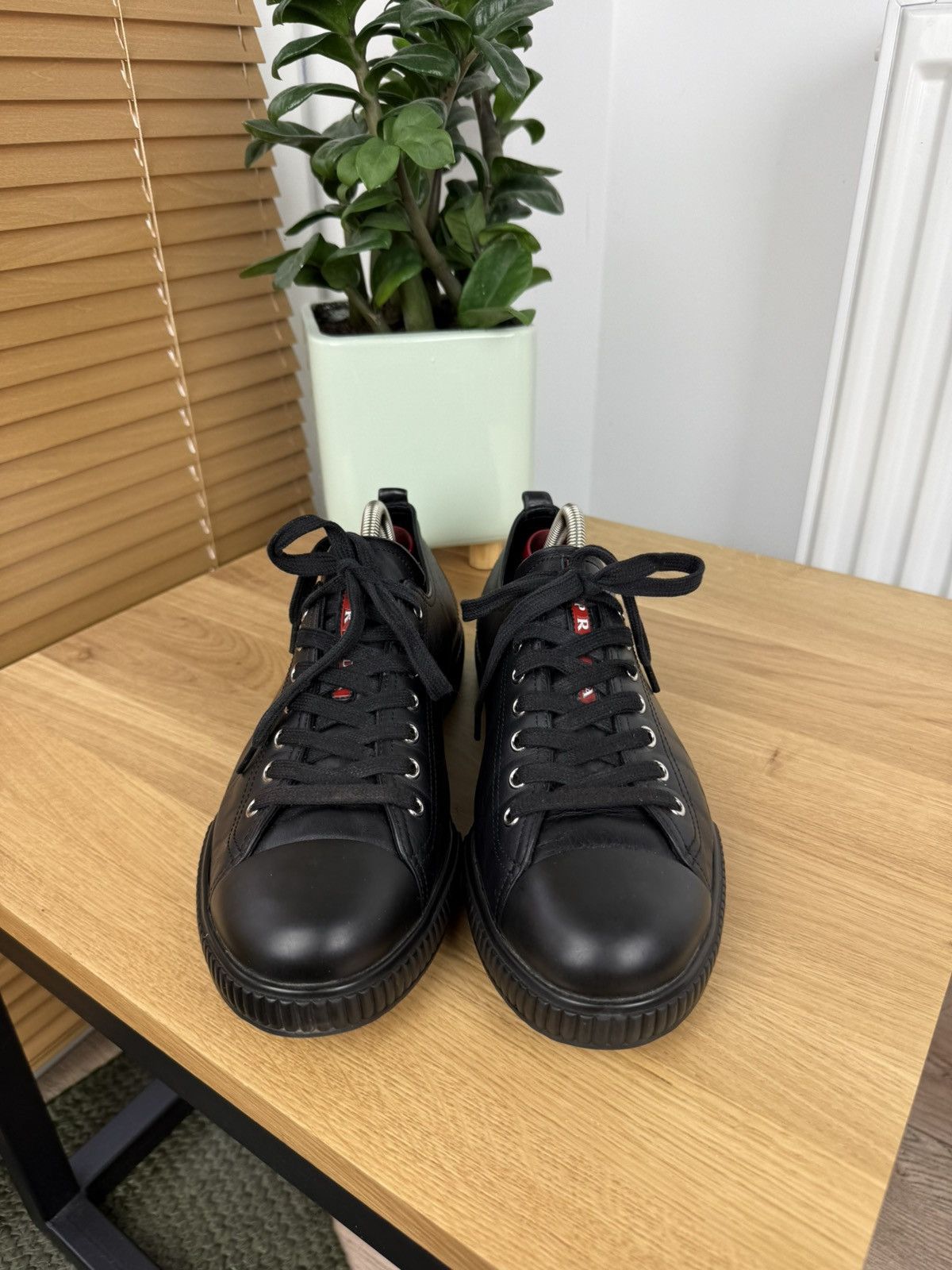 PRADA Leather Sneakers shoes boots archive rap sport