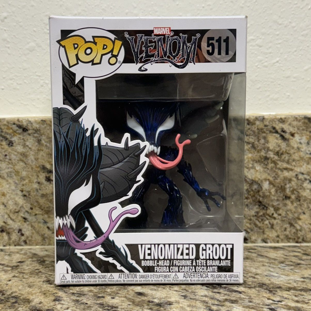 Marvel Comics Funko Pop! Vinyl: Marvel - Venomized Groot - #511 - New Size ONE SIZE - 1 Thumbnail