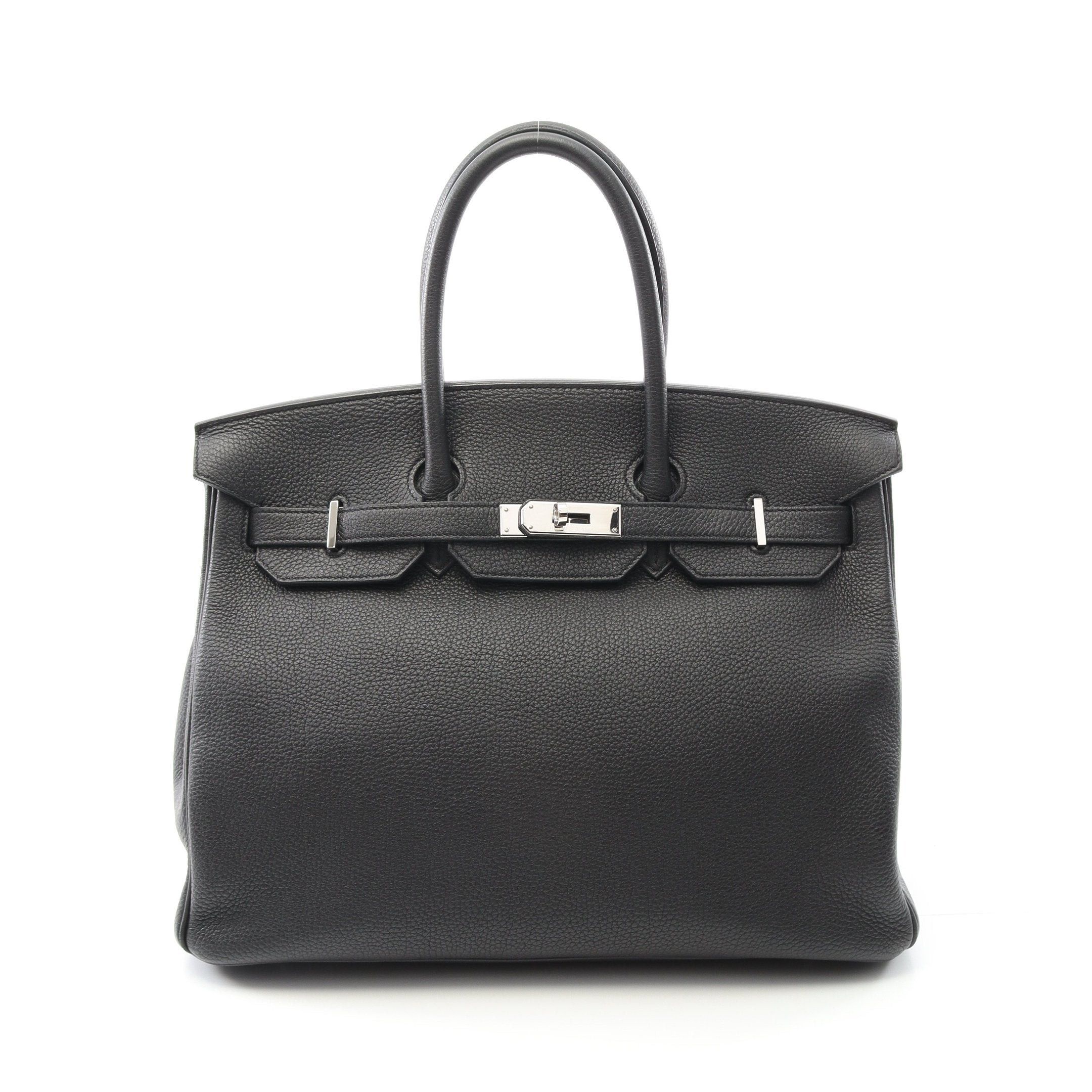 Hermes Hermes Birkin 35 Handbag Togo Black Silver Hardware □ R Stamp Size ONE SIZE - 1 Thumbnail