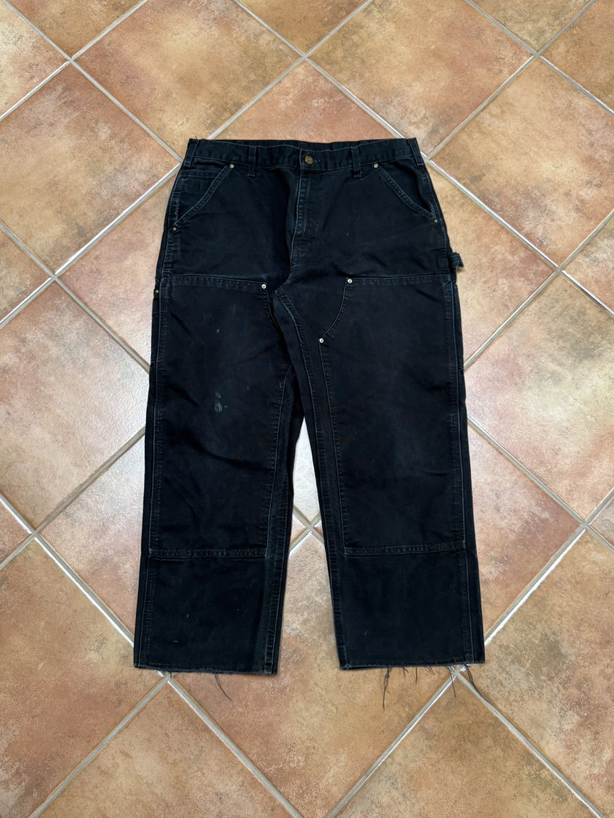 Carhartt Vintage Black Carhartt Double Knees Size US 36 / EU 52 - 1 Thumbnail