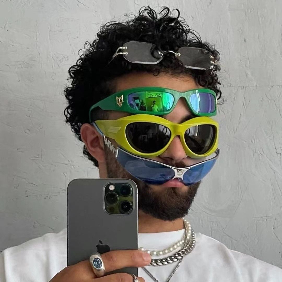 Electric Visual Rare Street ins style custom avant-garde sunglasses Size ONE SIZE - 1 Thumbnail