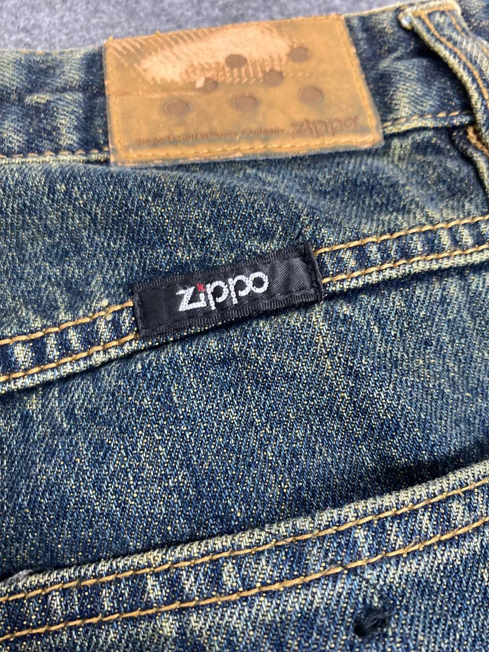 Vintage vintage zippo rusty denim nice design Size US 32 / EU 48 - 4 Thumbnail