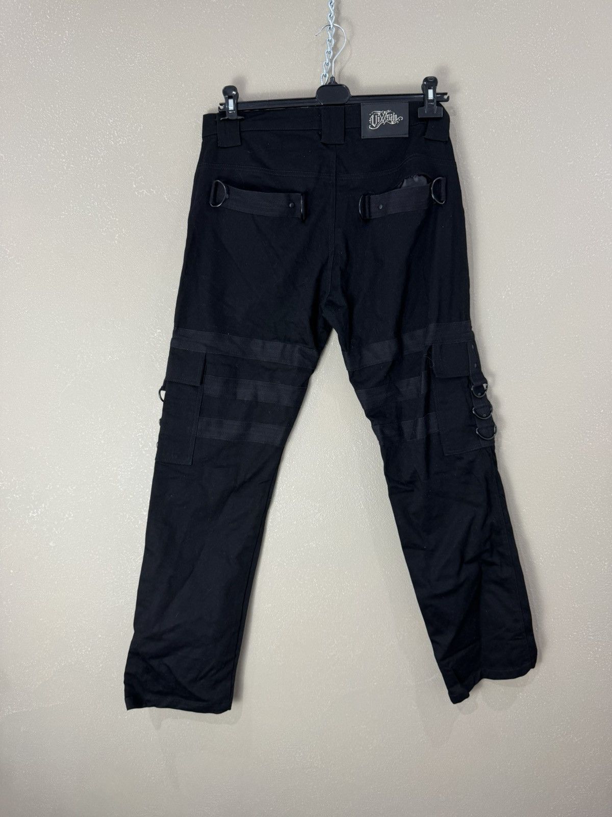 Japanese Brand Men`s VIXXSIN SLIM FIT BONDAGE BLACK STRETCH PANTS SIZE 34 Size US 34 / EU 50 - 2 Thumbnail