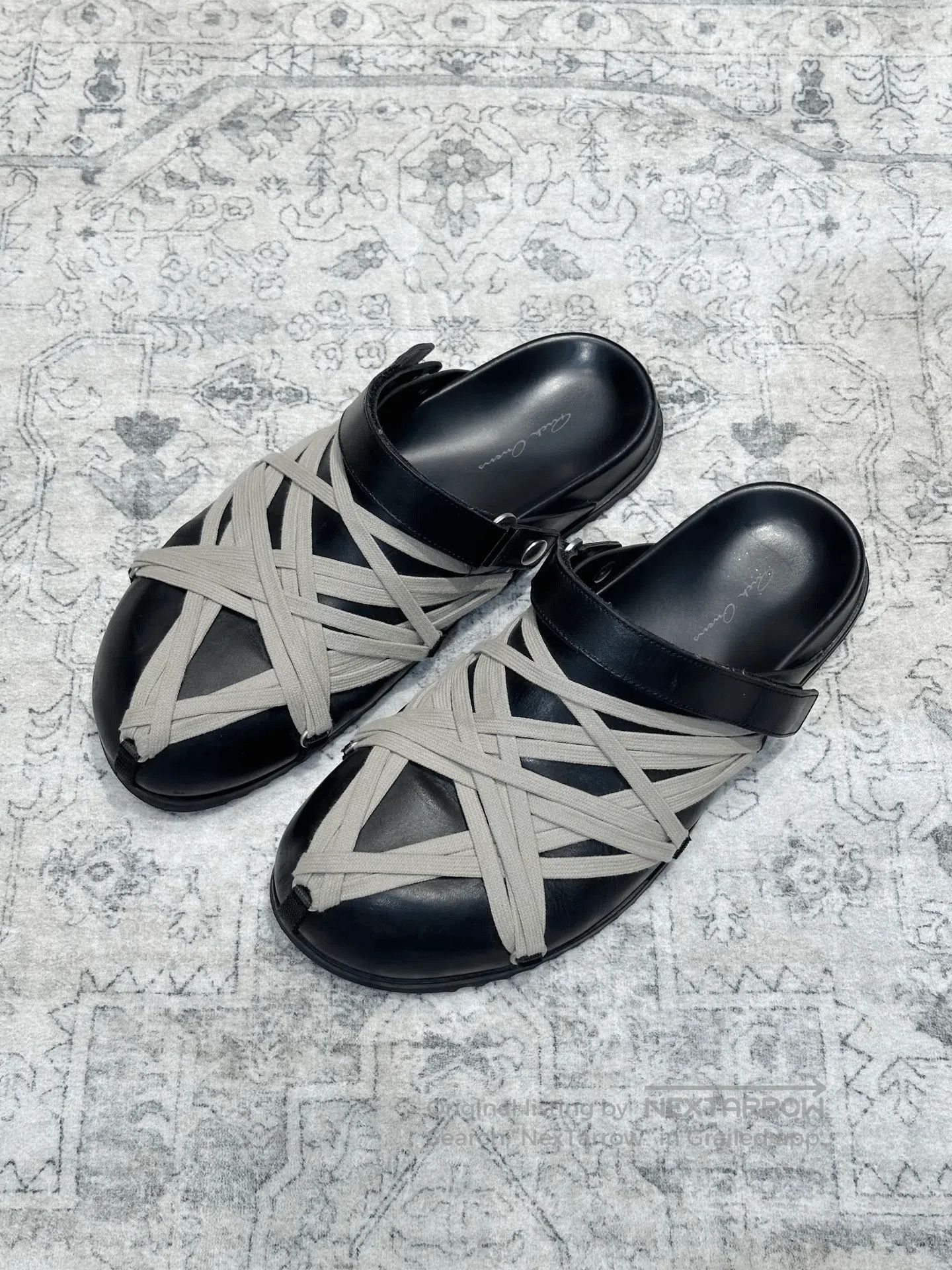 Rick Owens Rick Owens Birkenstock Leather Strap Sandals. Size US 9 / EU 42 - 3 Thumbnail