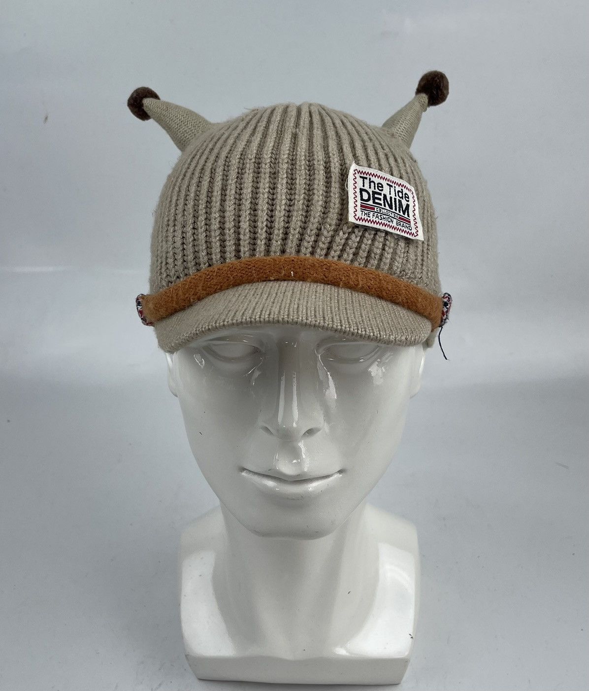 Japanese Brand very rare stretchable hat with horn tc28 Size ONE SIZE - 2 Thumbnail