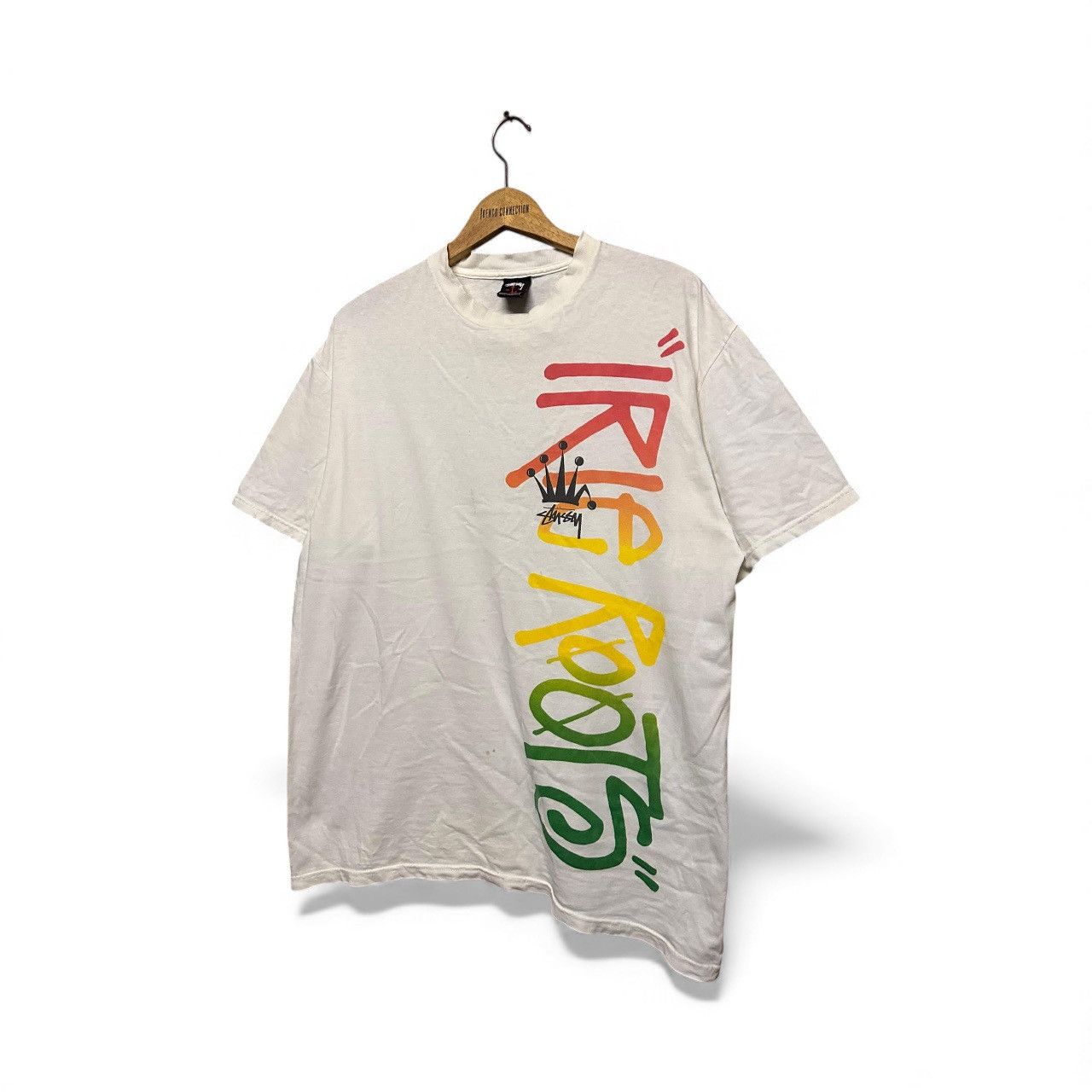 Stussy Vtg🔥Stussy Tribe Rasta Printed Tee Size US L / EU 52-54 / 3 - 5 Thumbnail